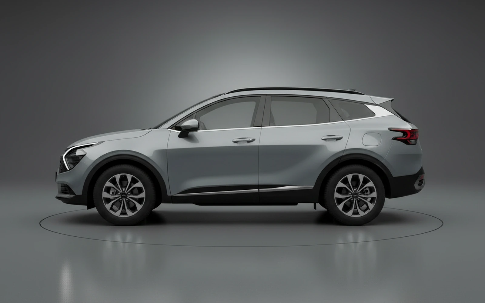 Kia Sportage Grey 2025 — exterior rear view
