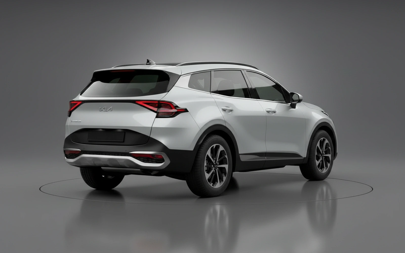 Kia Sportage Silver 2024 — interior dashboard