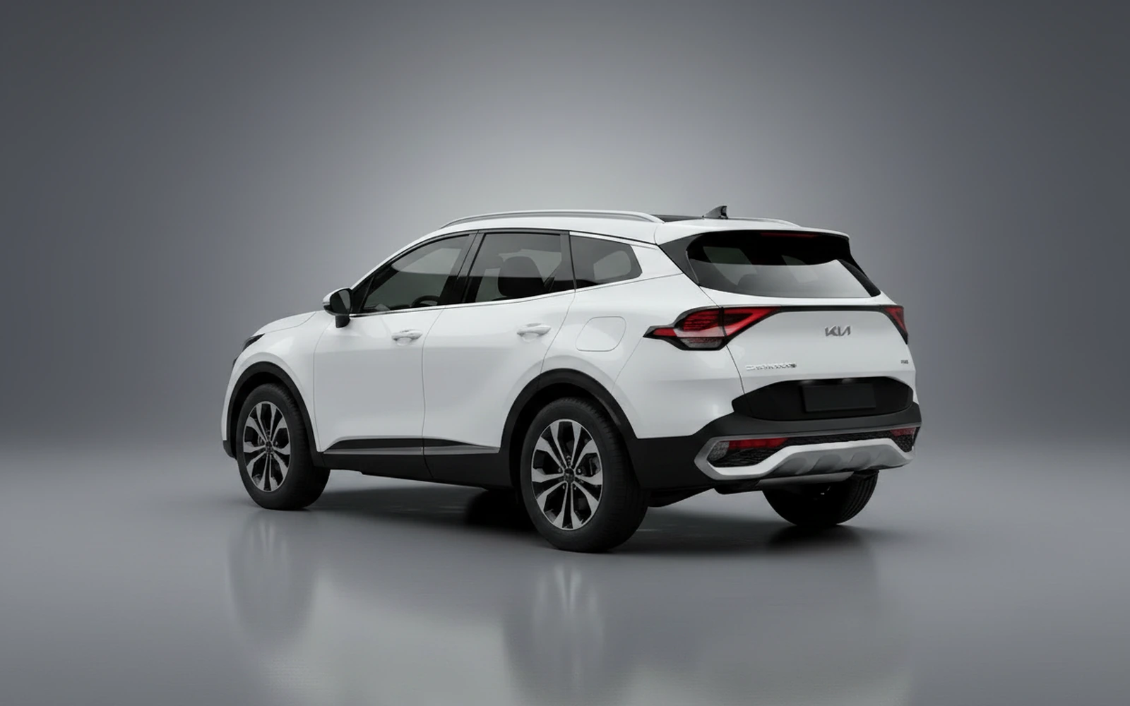 Kia Sportage White 2026 — interior dashboard