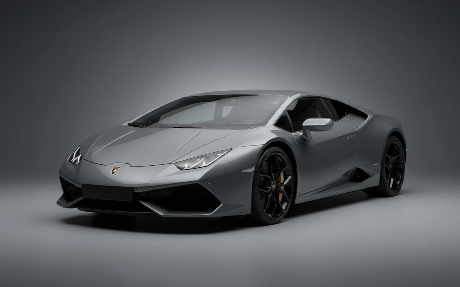 Lamborghini Huracan EVO Grey 2021 for rent in Miami — exterior front view