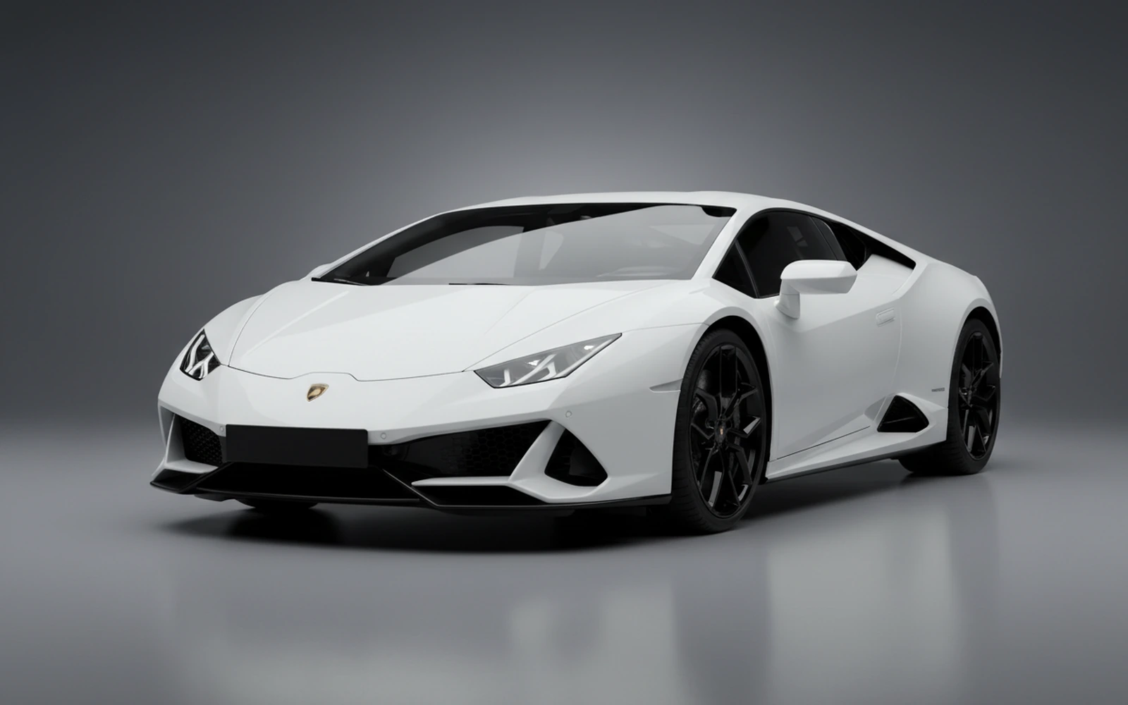 Lamborghini Huracan EVO White 2021 for rent in Miami — exterior front view