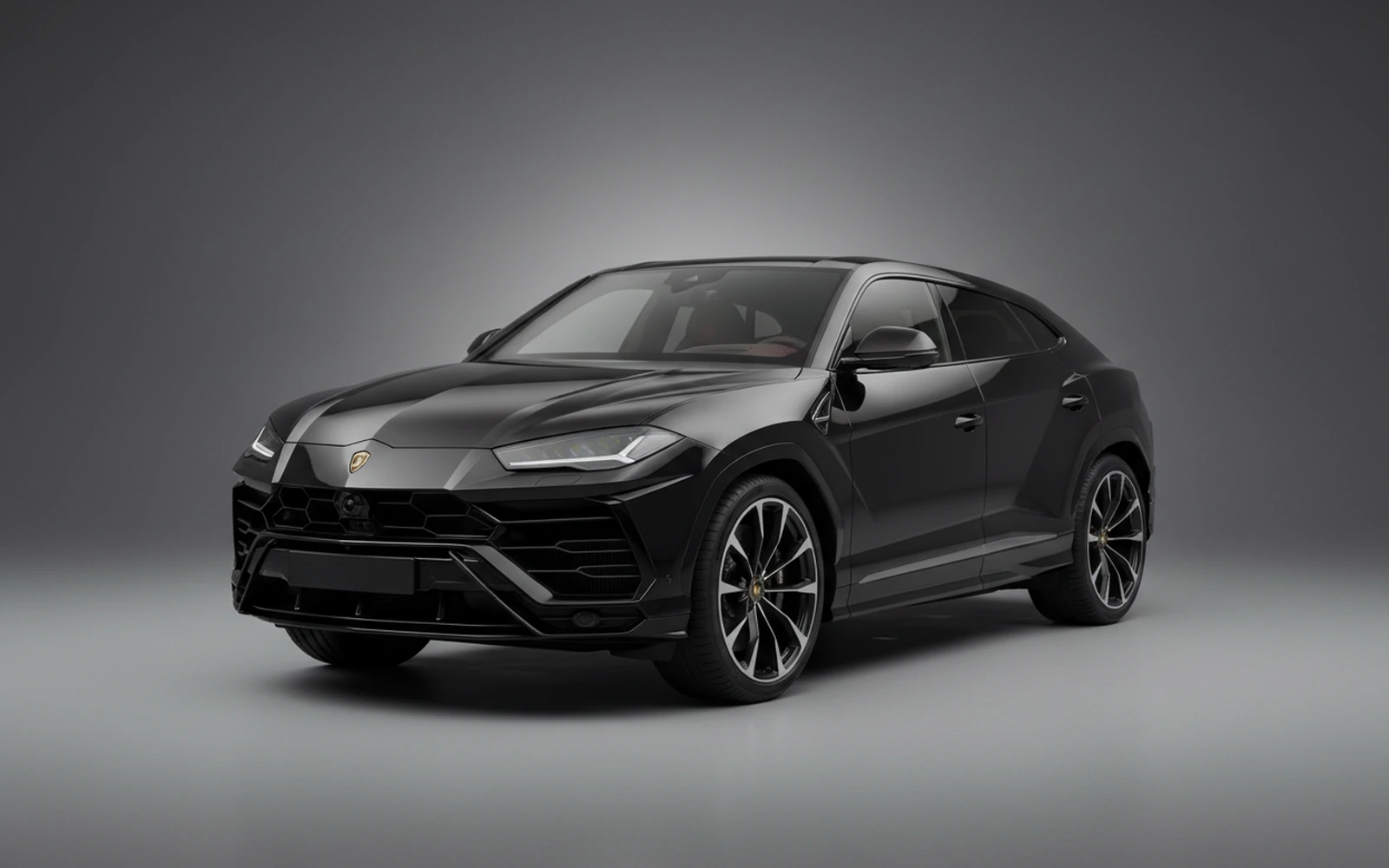 Lamborghini Urus Black 2021 for rent in Miami — exterior photo