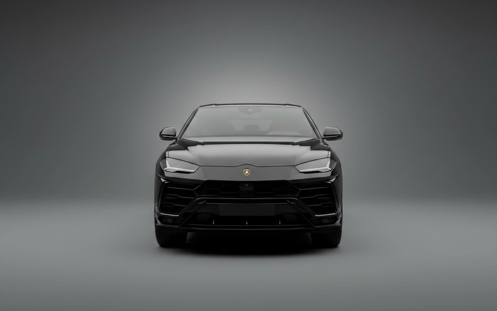 Lamborghini Urus Black 2022 — exterior side view