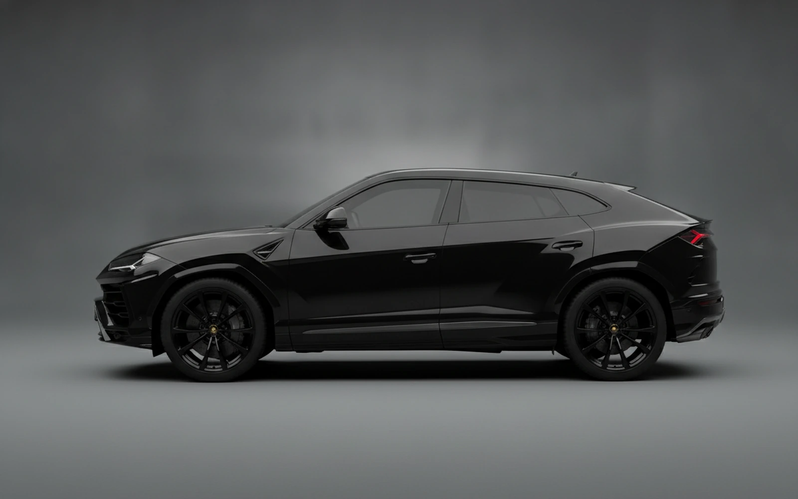 Lamborghini Urus Black 2022 — exterior rear view
