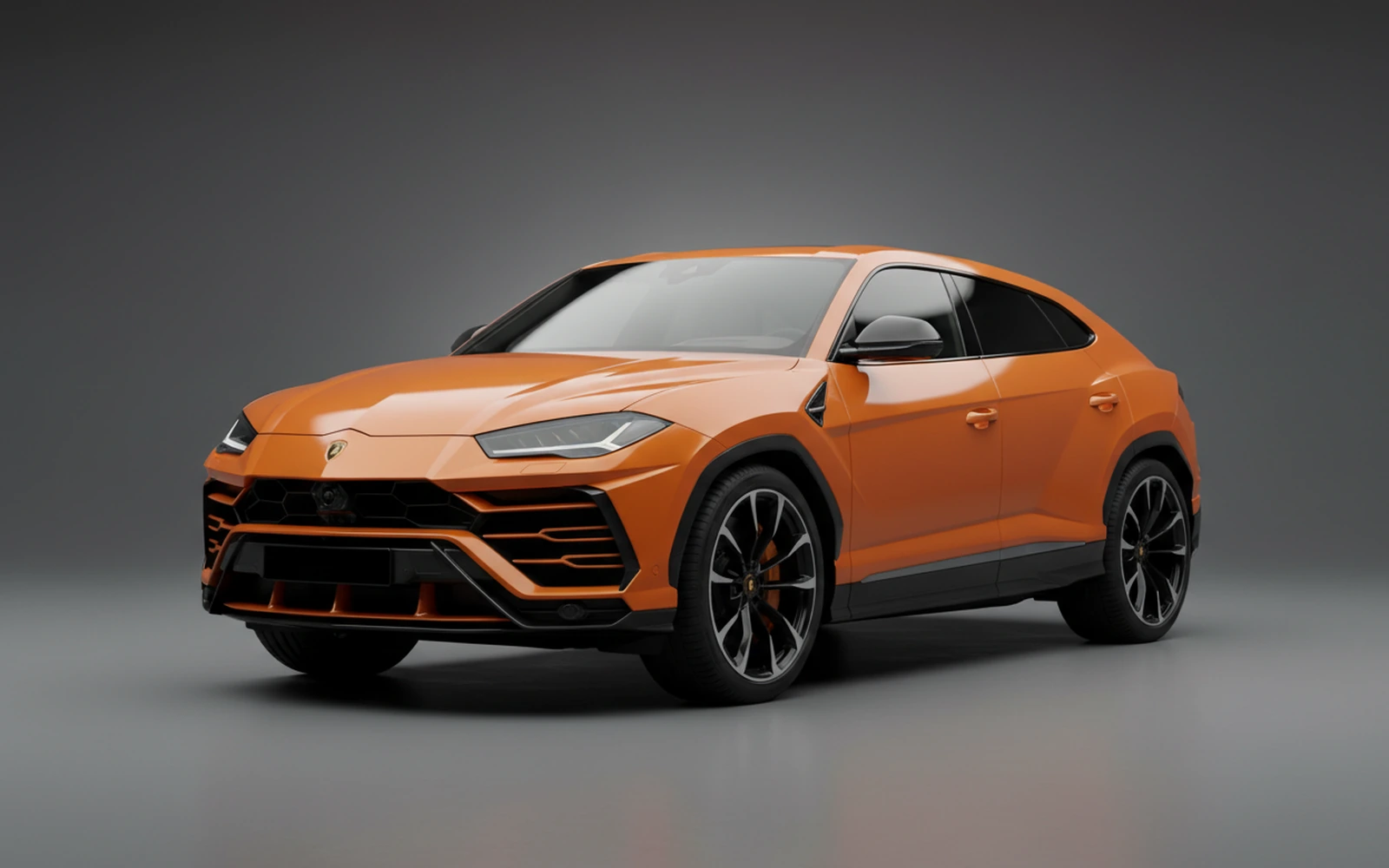 Lamborghini Urus Carbon Orange 2021 for rent in Miami — exterior photo