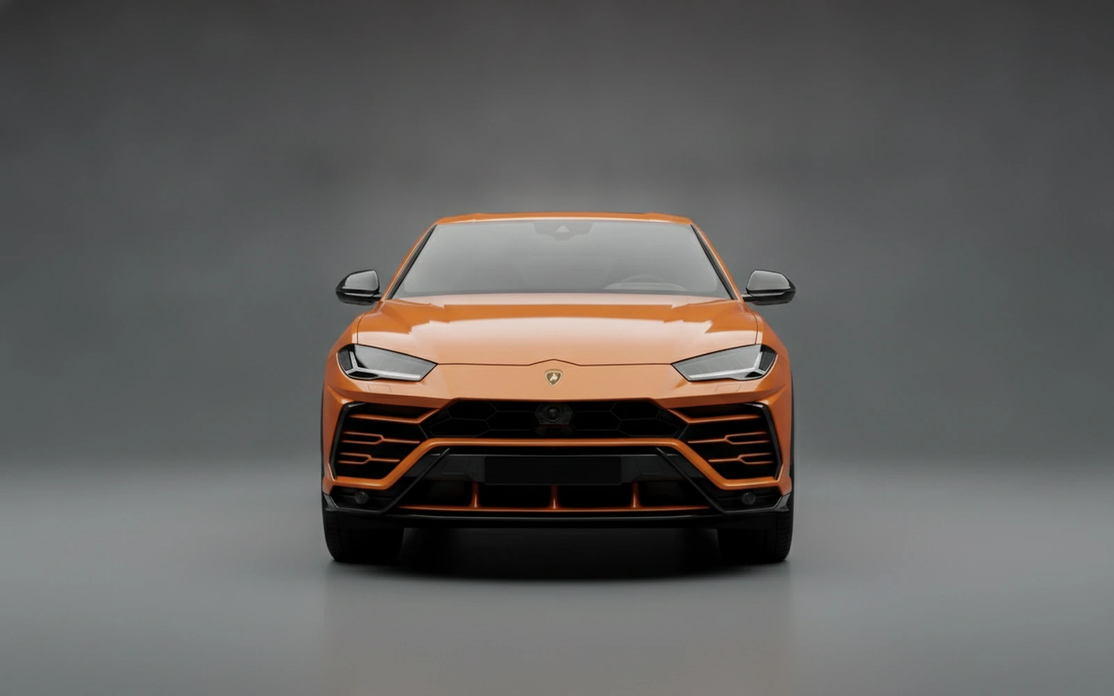 Lamborghini Urus Carbon Orange 2021 — exterior side view