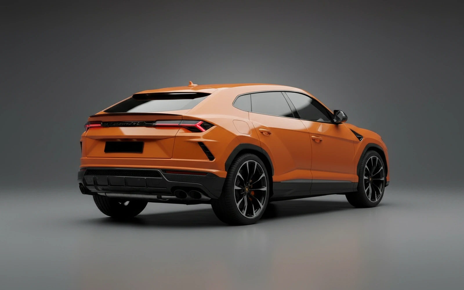 Lamborghini Urus Carbon Orange 2021 — interior dashboard