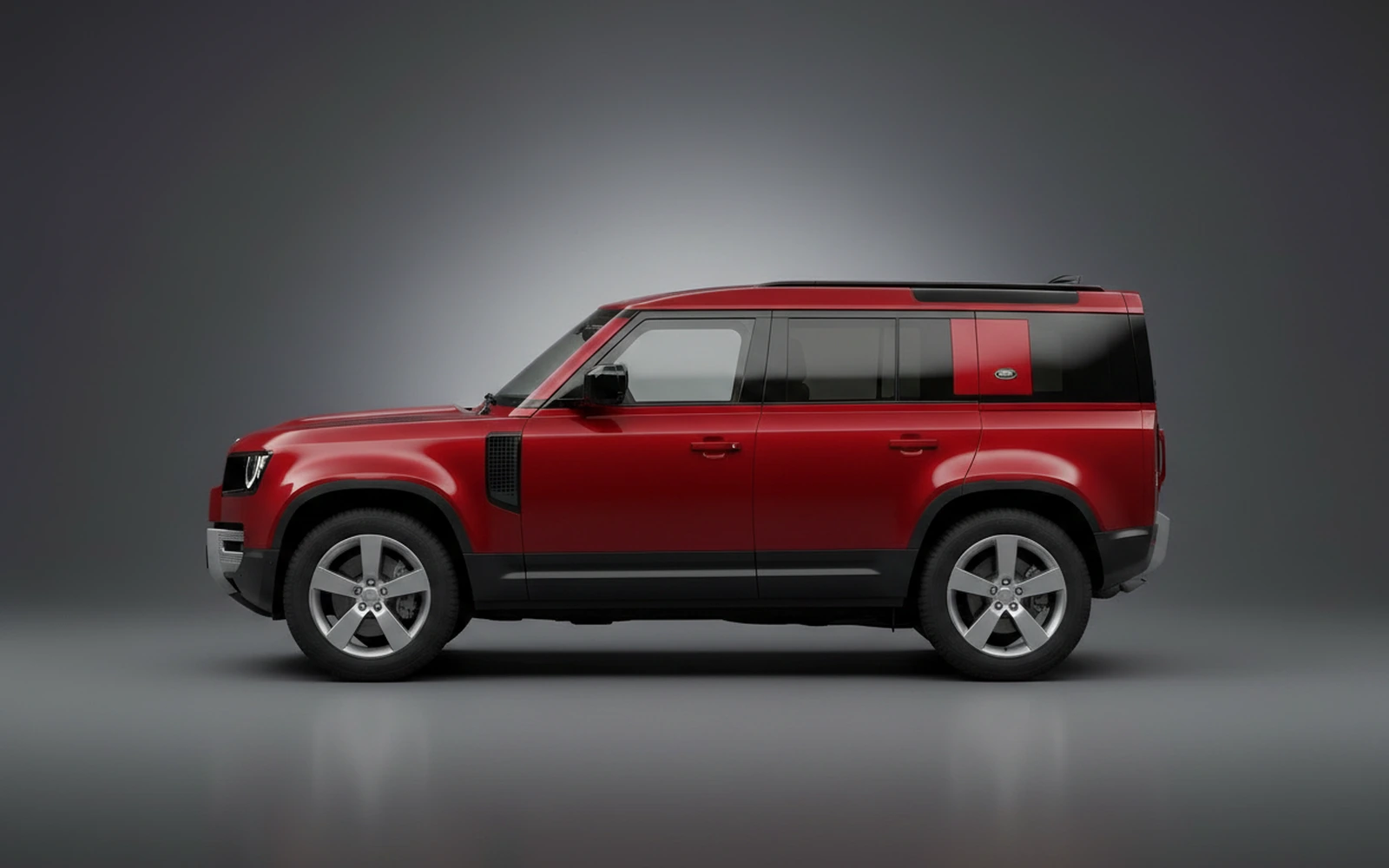 Land Rover Defender 130 First Edition Red 2023 — exterior rear view