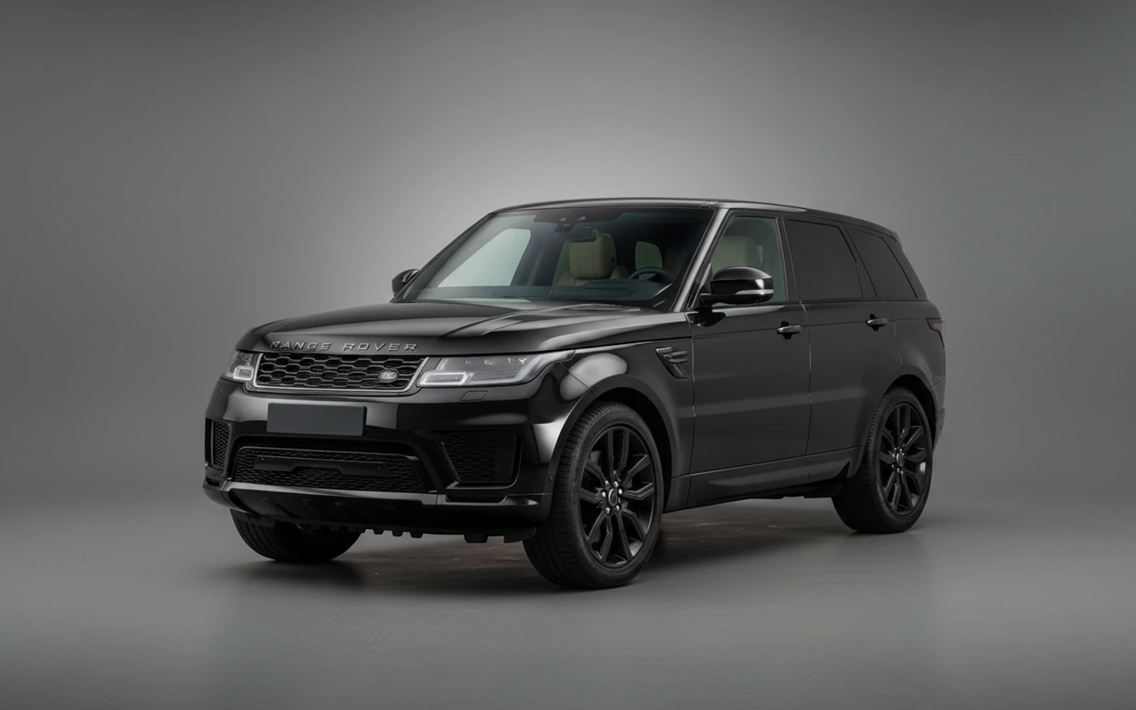 Land Rover Range Rover Sport Black 2022 for rent in Miami — exterior front view
