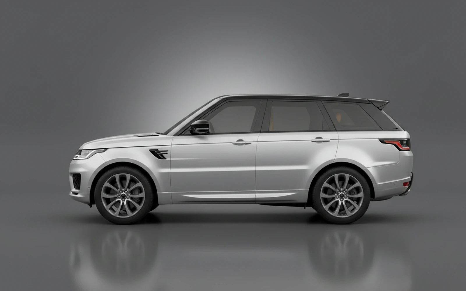 Land Rover Range Rover Sport Silver 2022 — exterior rear view