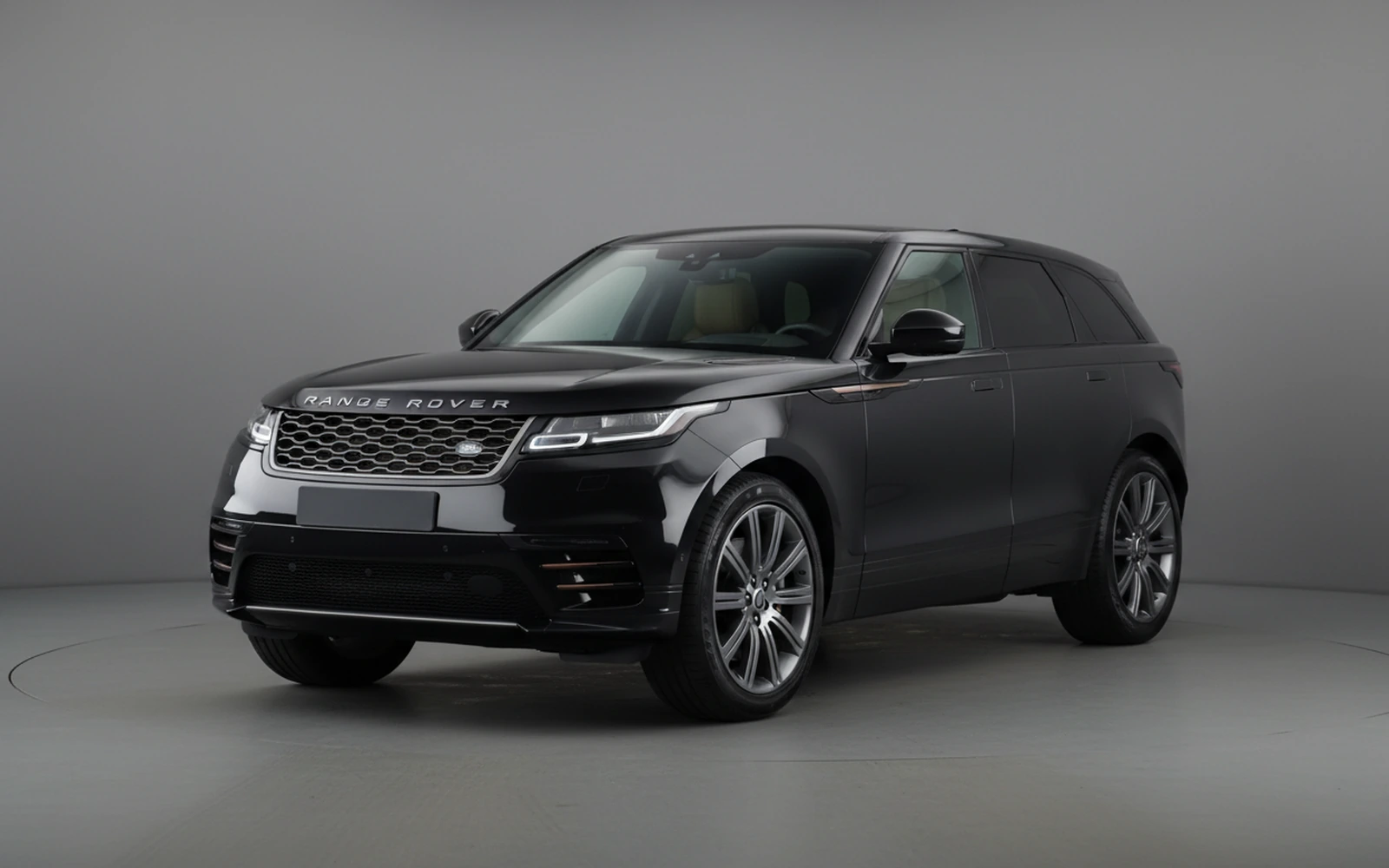 Land Rover Range Rover Velar Black 2022 for rent in Miami — exterior front view