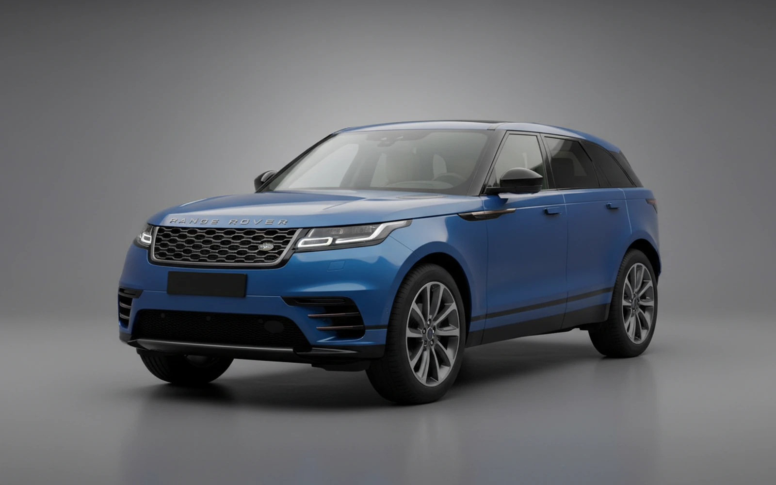 Land Rover Range Rover Velar Blue 2022 for rent in Miami — exterior front view