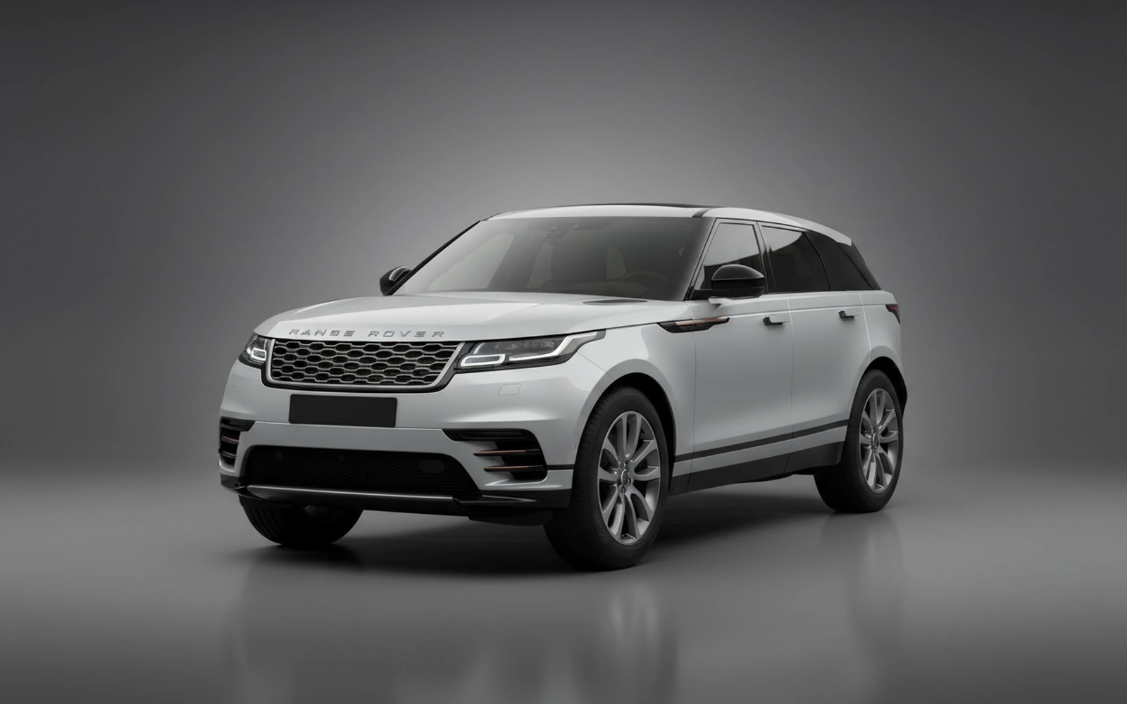 Land Rover Range Rover Velar Plata 2022 for rent in Miami — exterior front view
