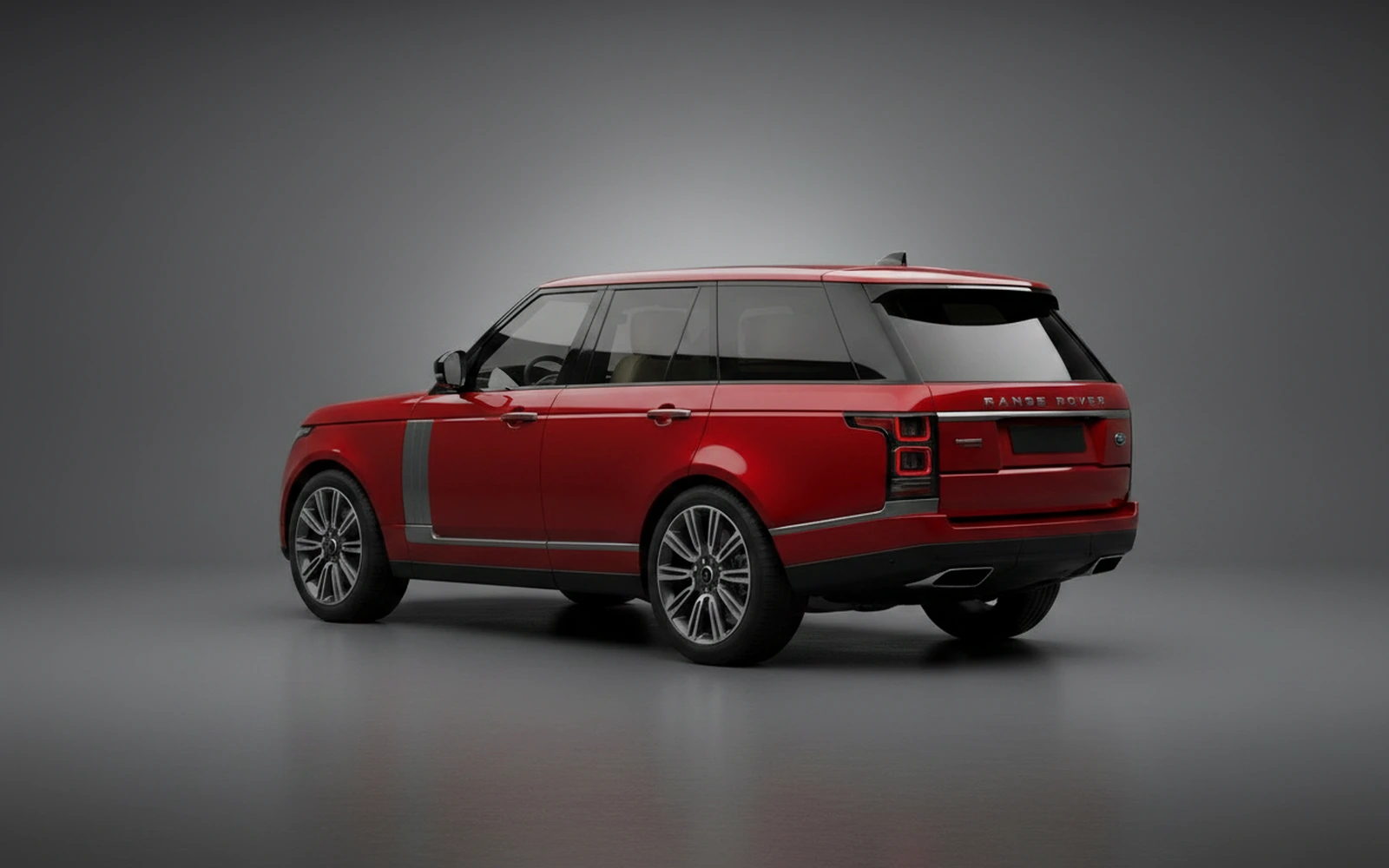 Land Rover Range Rover Red 2022 — interior dashboard