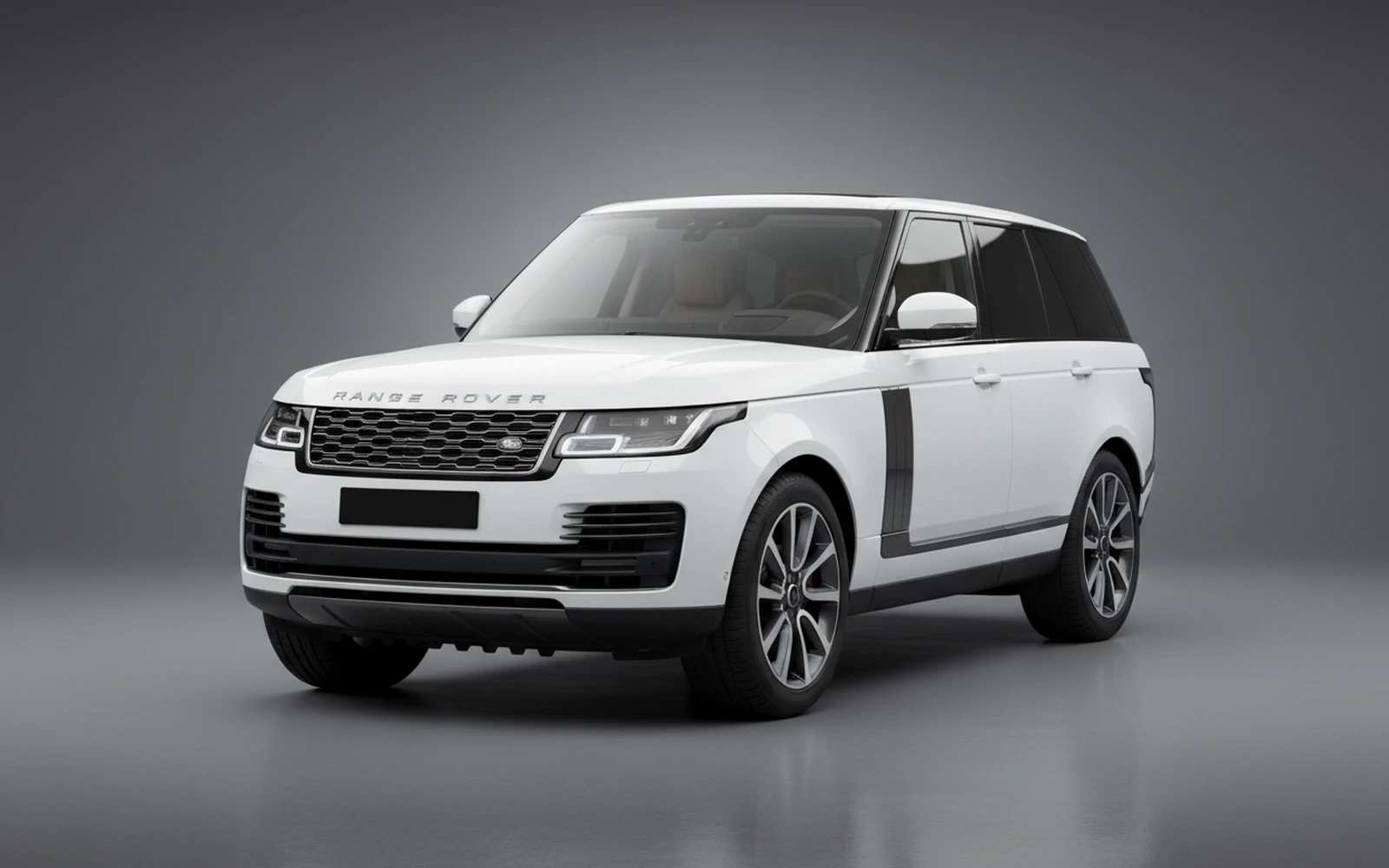 Land Rover Range Rover White 2022 for rent in Miami — exterior front view