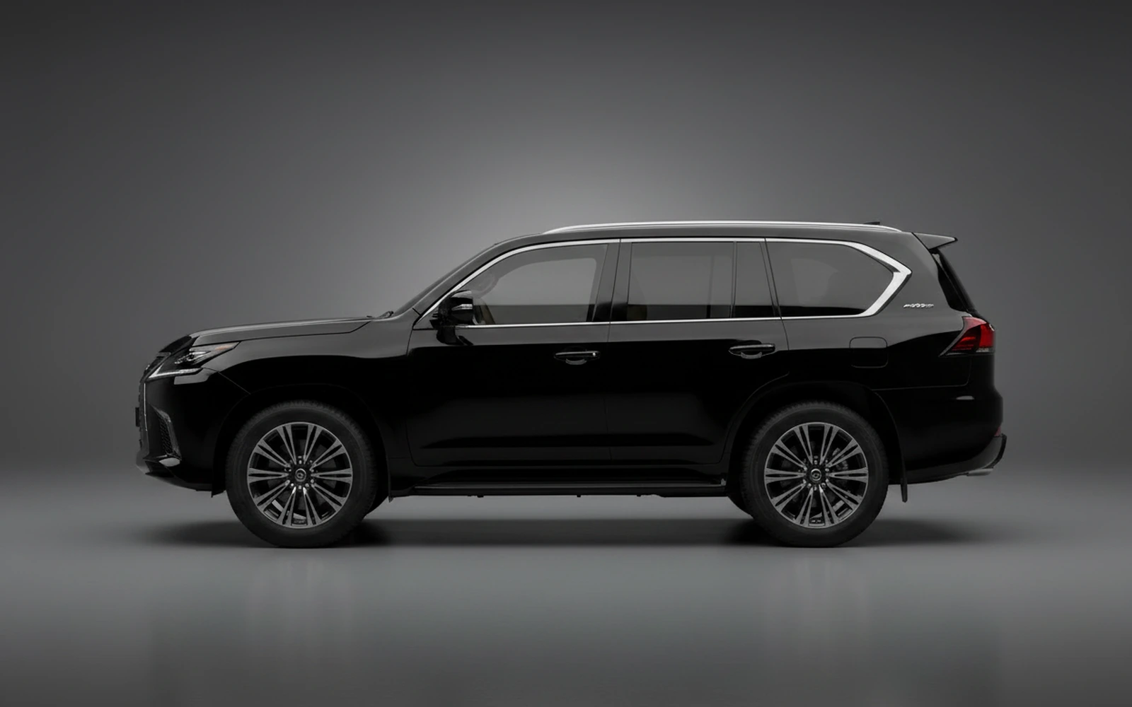Lexus Lx600 Black 2023 — exterior rear view