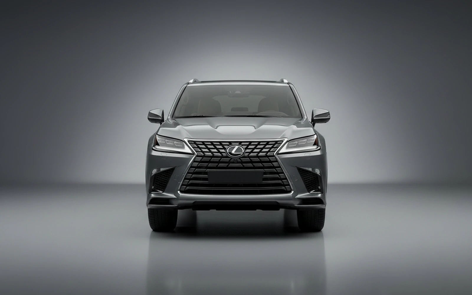 Lexus LX600 Gray 2022 — exterior side view