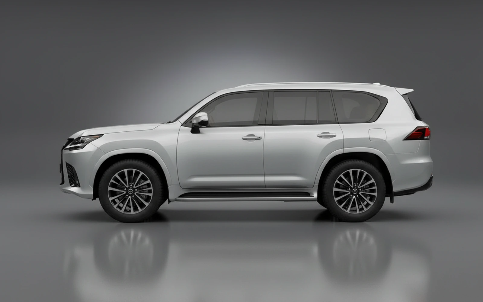 Lexus LX600 Plata 2022 — exterior rear view