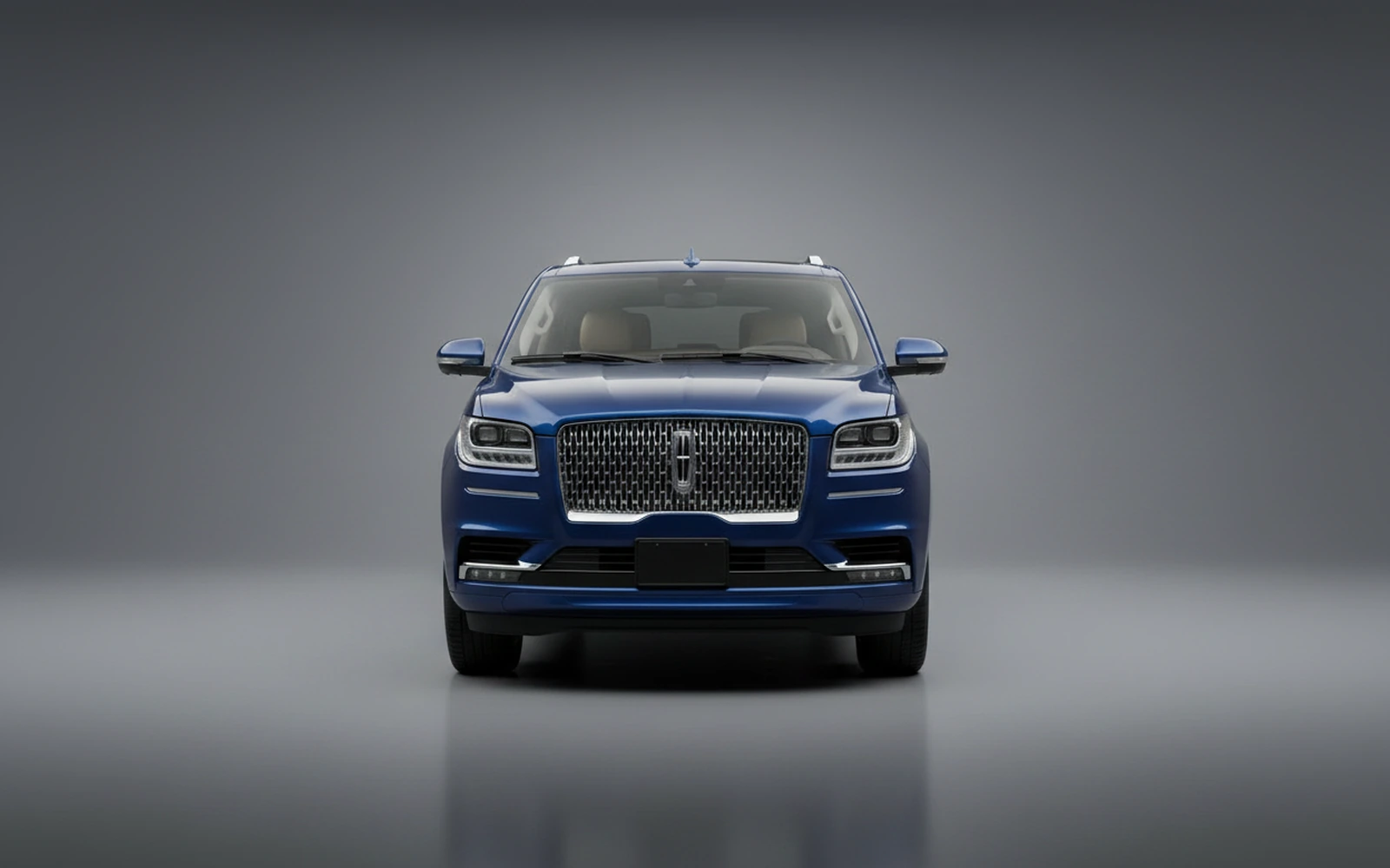Lincoln Navigator Azul 2022 — exterior side view