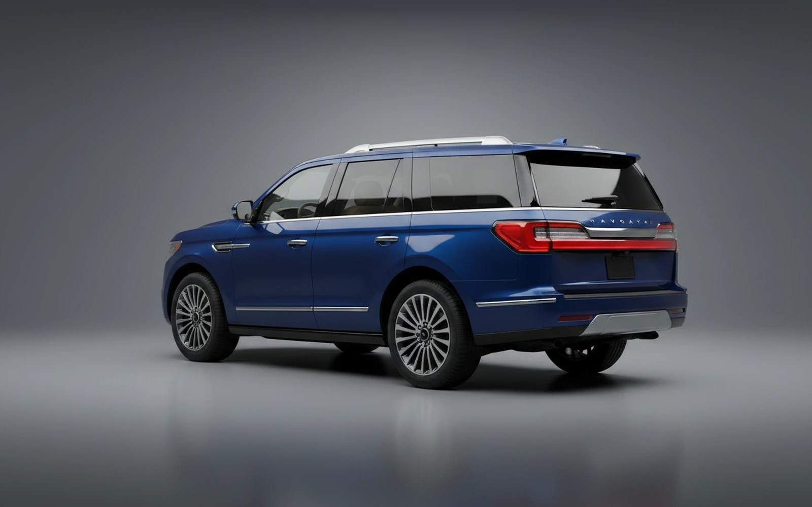 Lincoln Navigator Azul 2022 — interior dashboard
