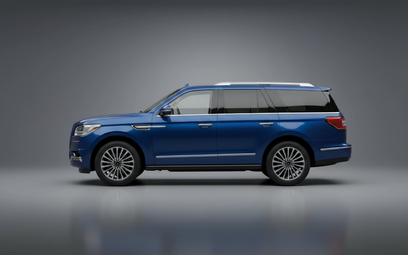 Lincoln Navigator Azul 2022 — exterior rear view