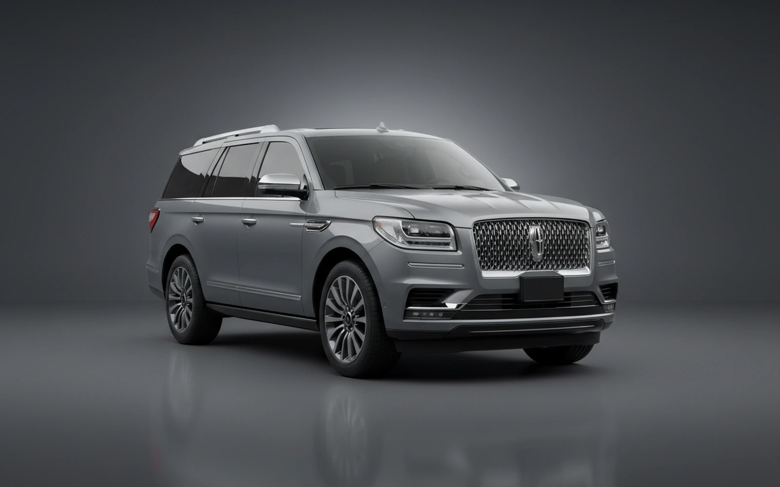 Lincoln Navigator Grey 2022 for rent in Miami — exterior photo