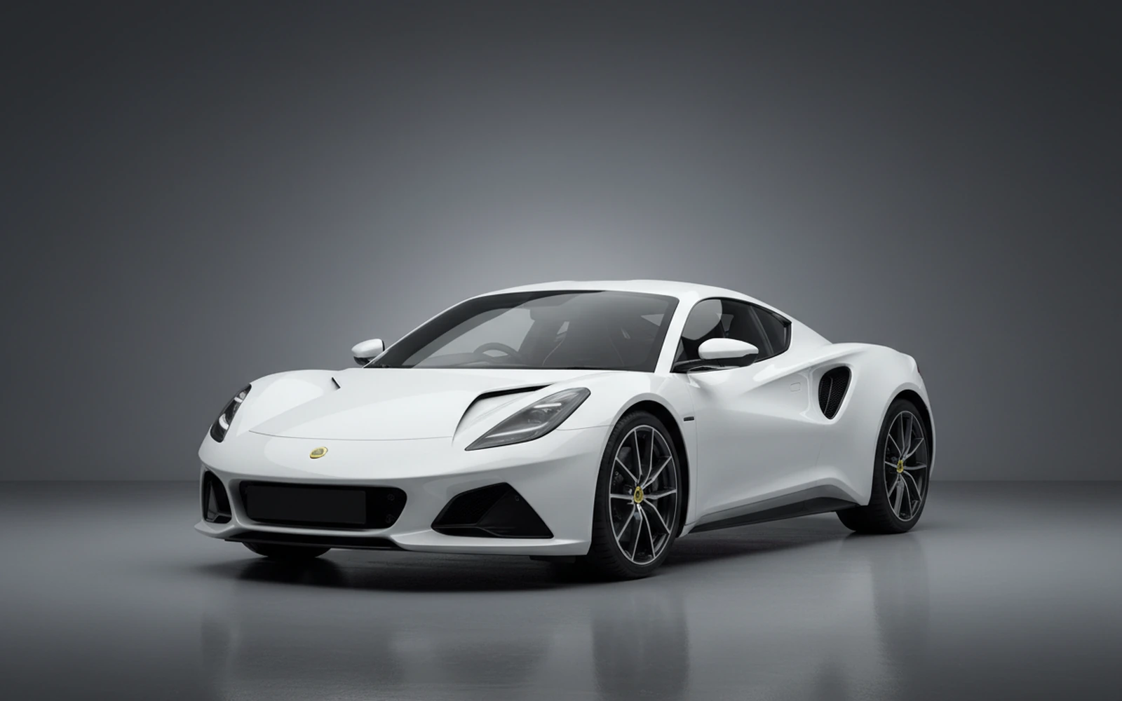 Lotus Emira White 2022 for rent in Miami — exterior photo