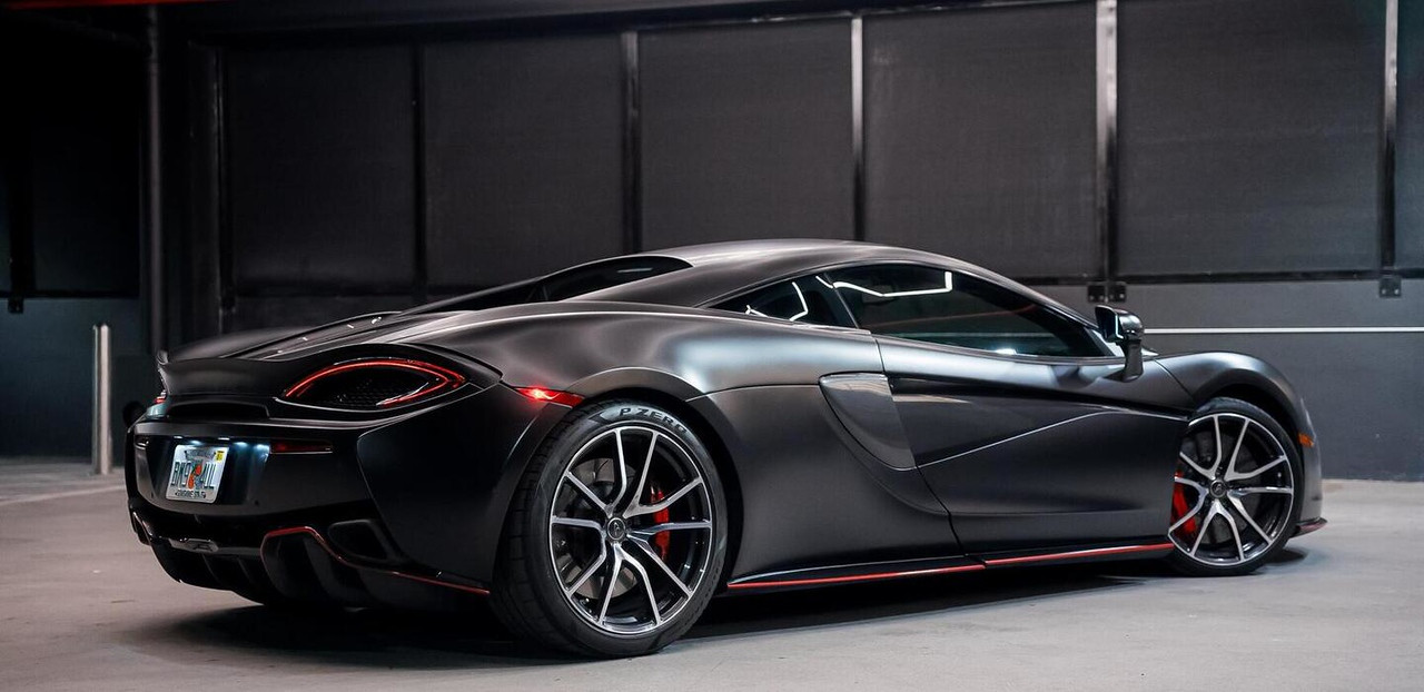 McLaren 570S Silver 2016 — interior dashboard