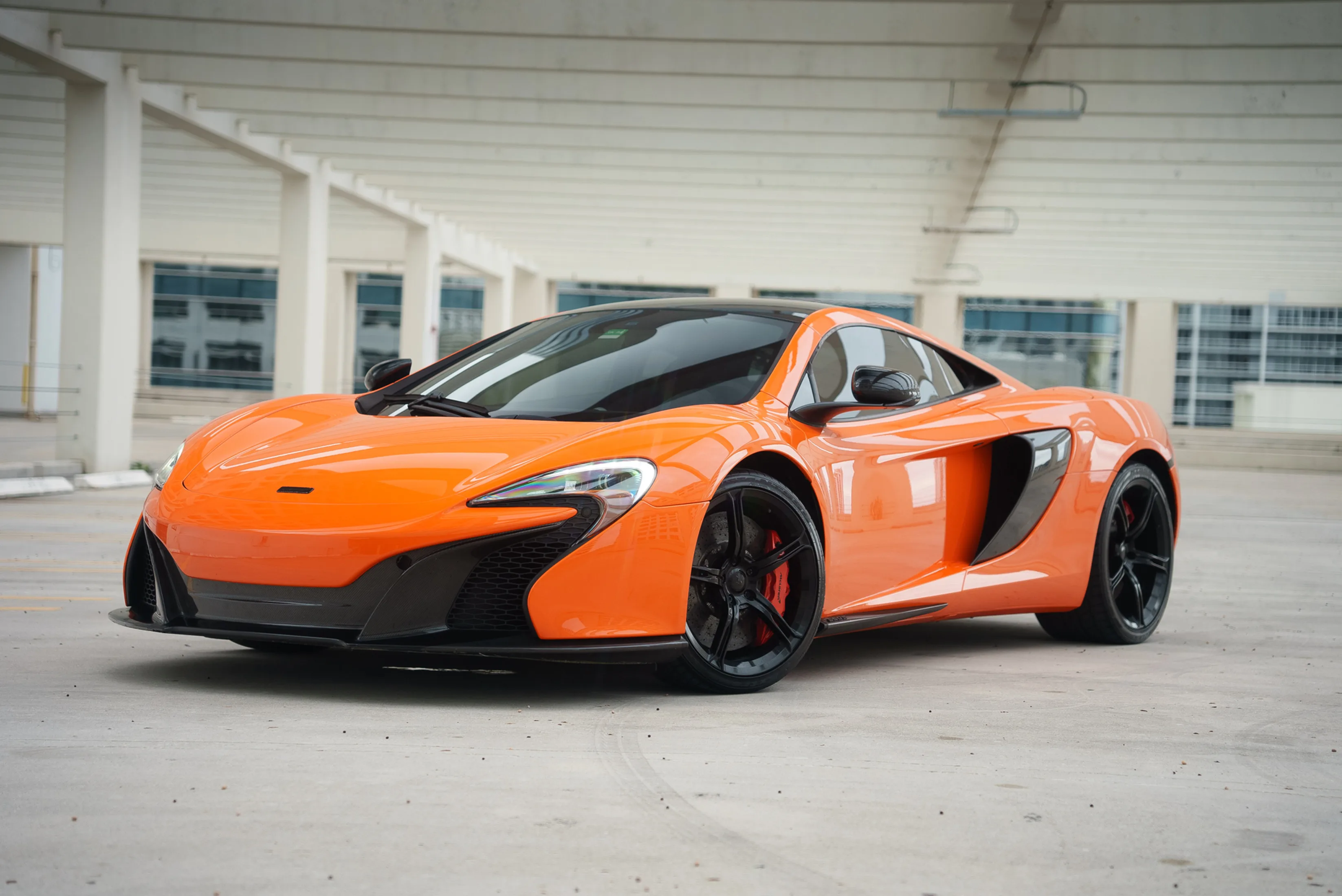 McLaren 650s Orange for rent in Miami — exterior photo