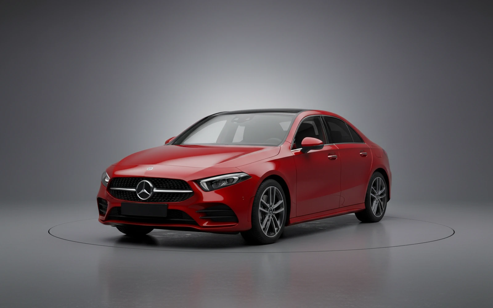 Mercedes-Benz A Class Red 2025 for rent in Miami — exterior photo