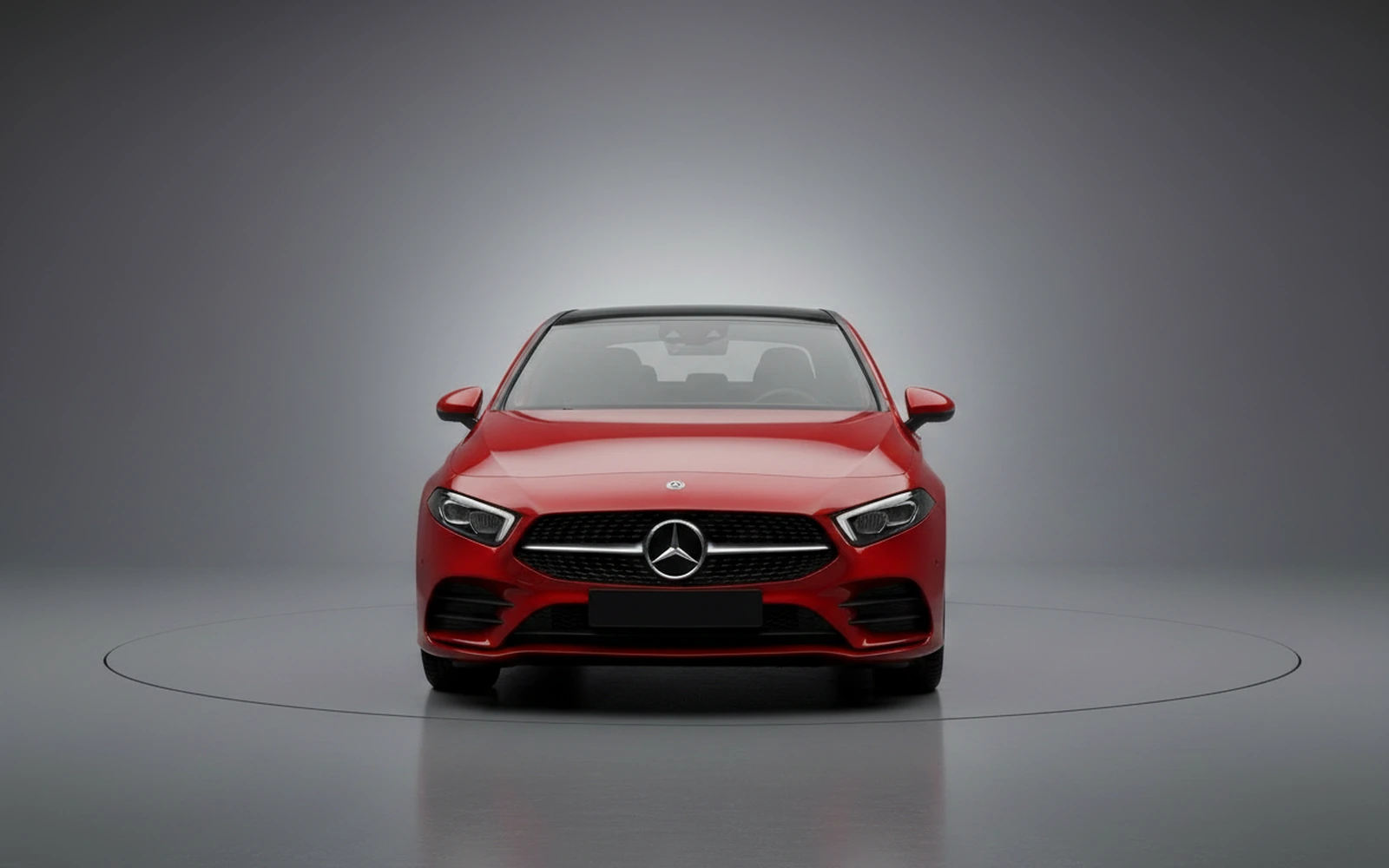 Mercedes-Benz A Class Rojo 2025 — exterior side view