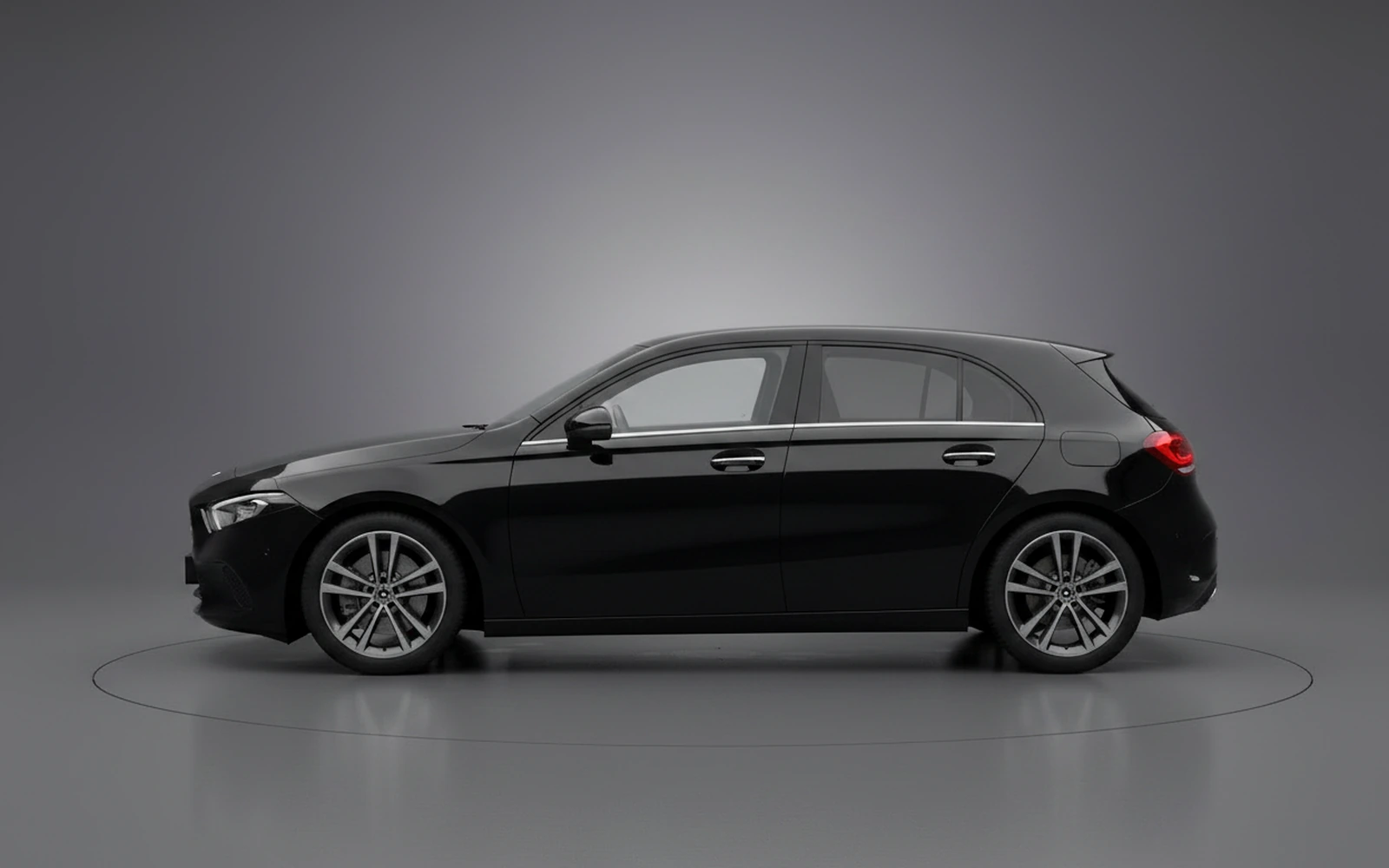 Mercedes-Benz A200 Black 2024 — exterior rear view