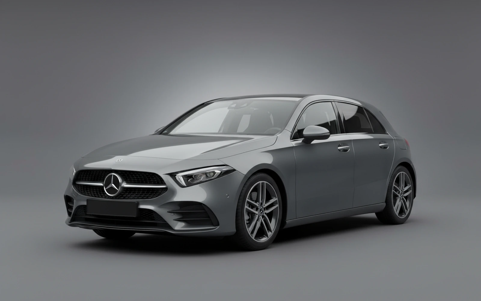 Mercedes-Benz A200 Grey 2024 for rent in Miami — exterior front view