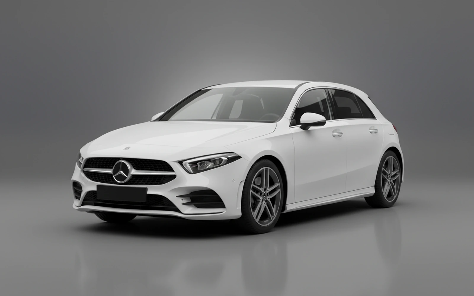 Mercedes-Benz A200 White 2023 for rent in Miami — exterior photo