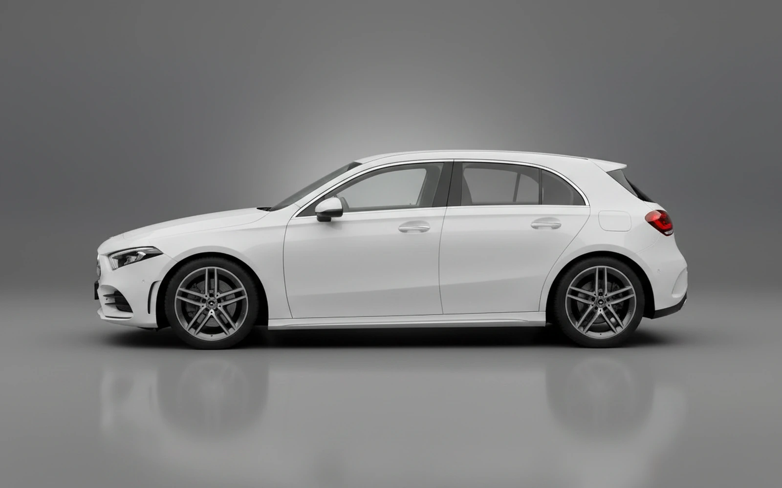 Mercedes-Benz A200 White 2023 — exterior rear view