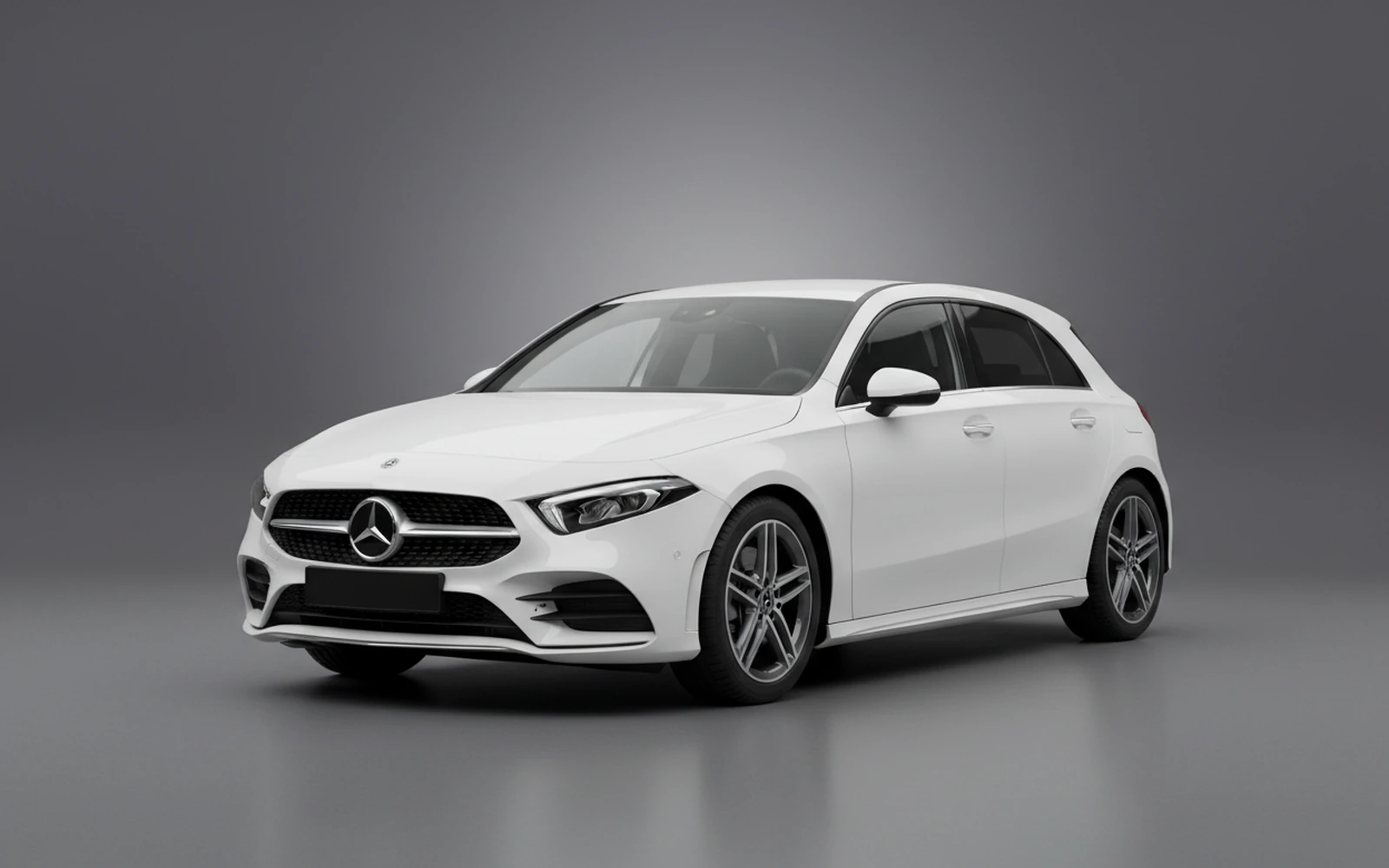 Mercedes-Benz A200 White 2024 for rent in Miami — exterior photo