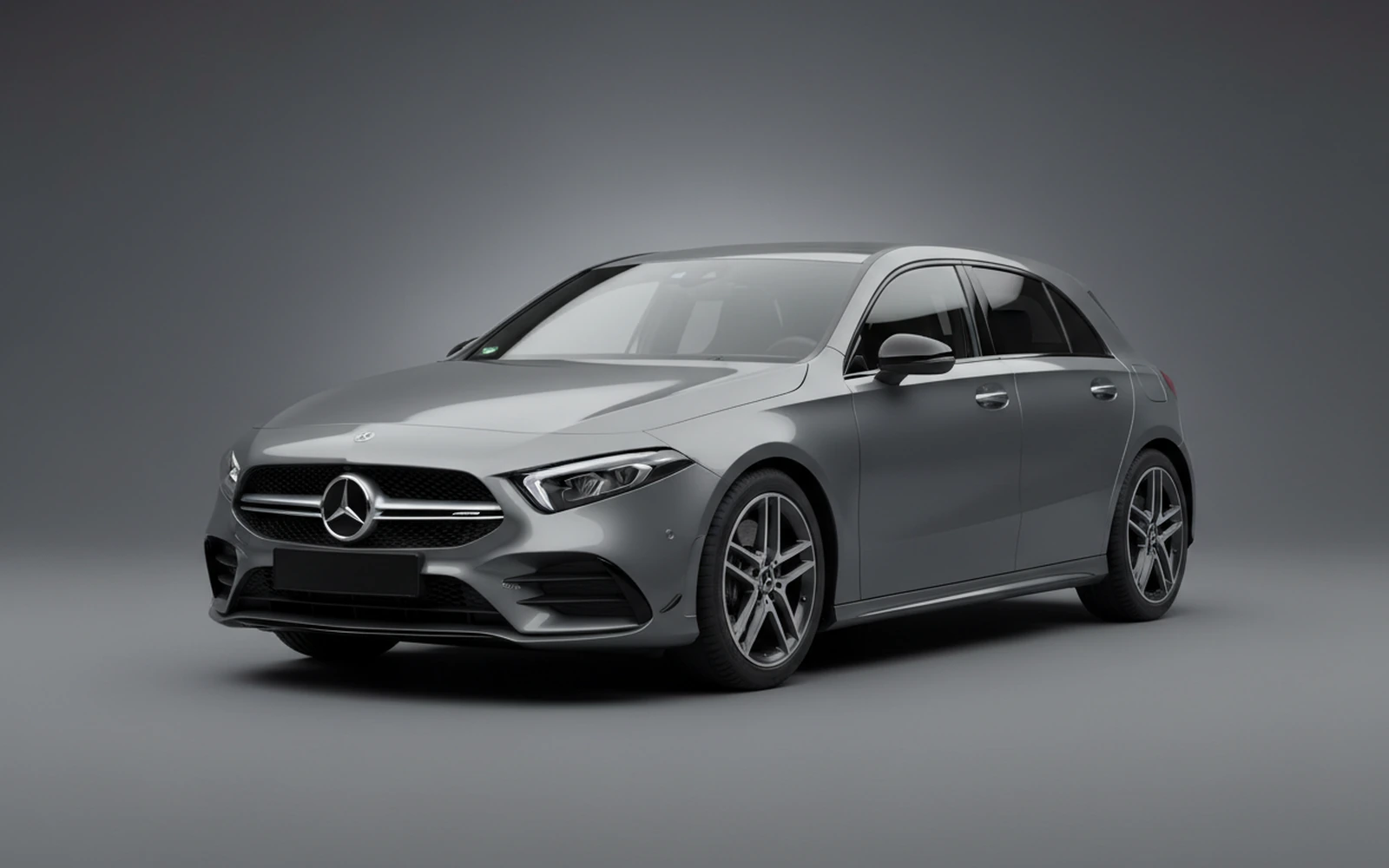 Mercedes-Benz A35 AMG Grey 2024 for rent in Miami — exterior front view