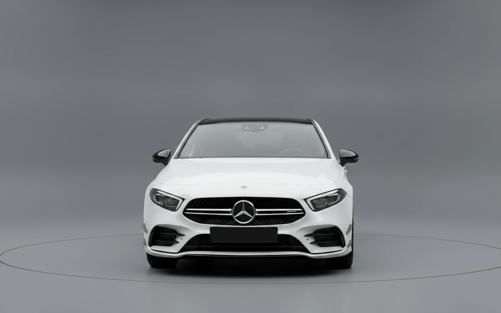 Mercedes-Benz A35 AMG White 2025 — exterior side view