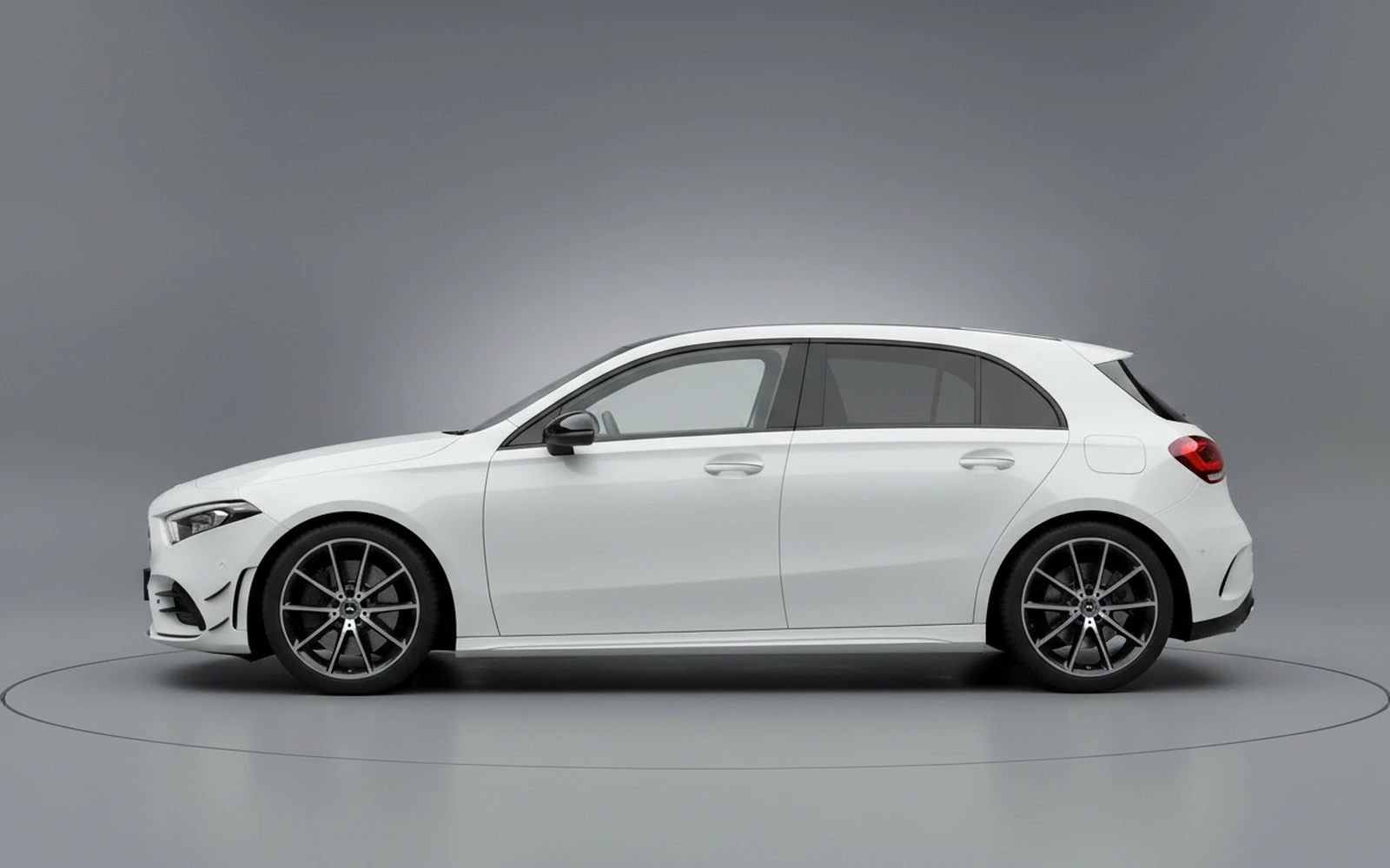 Mercedes-Benz A35 AMG White 2025 — exterior rear view
