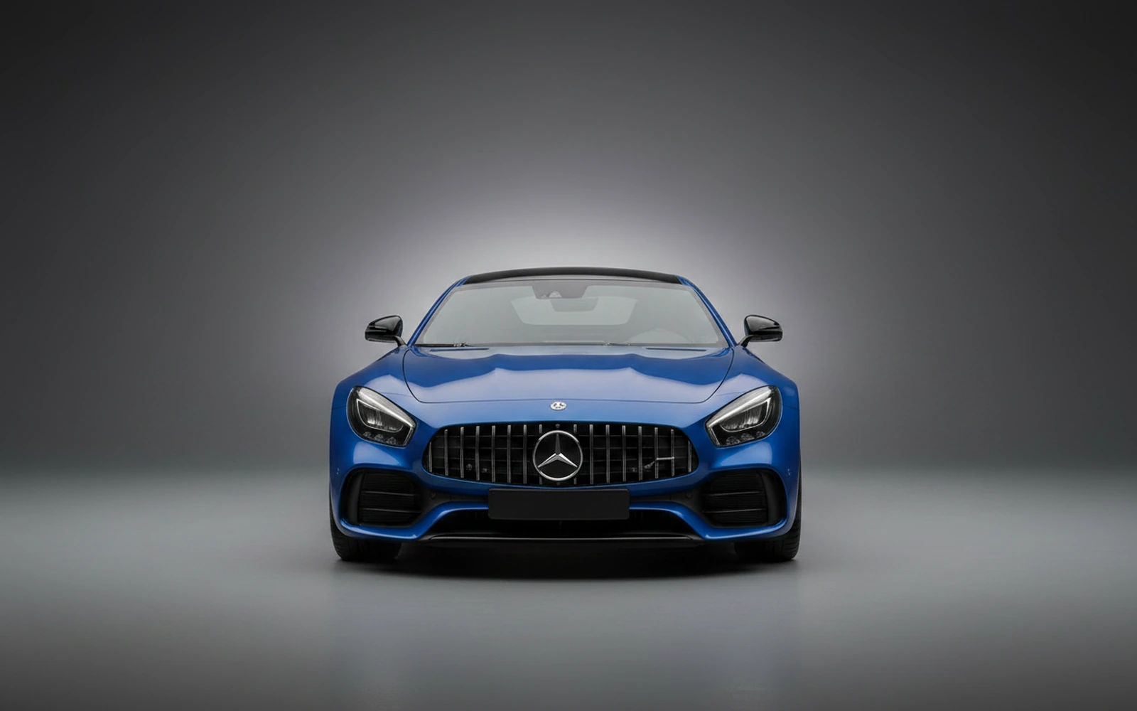 Mercedes-Benz AMG GT Blue 2022 — exterior side view