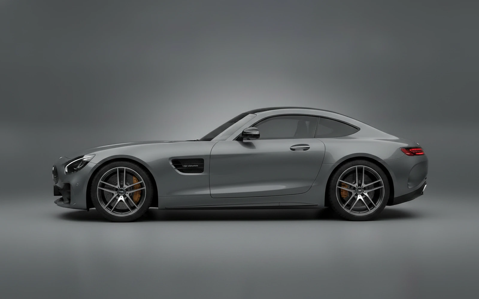 Mercedes-Benz AMG GT Grey 2022 — exterior rear view