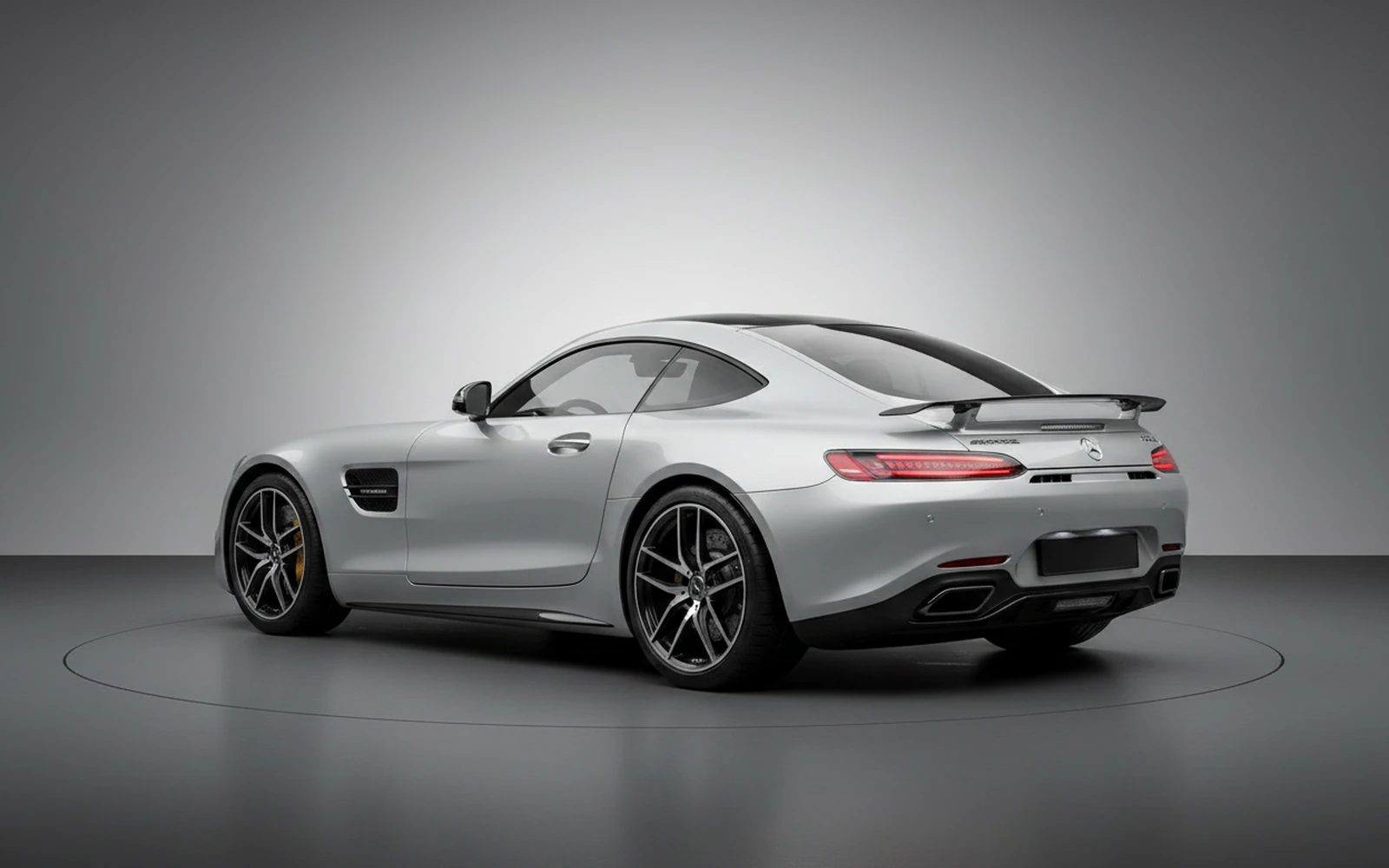 Mercedes-Benz AMG GT Silver 2022 — interior dashboard