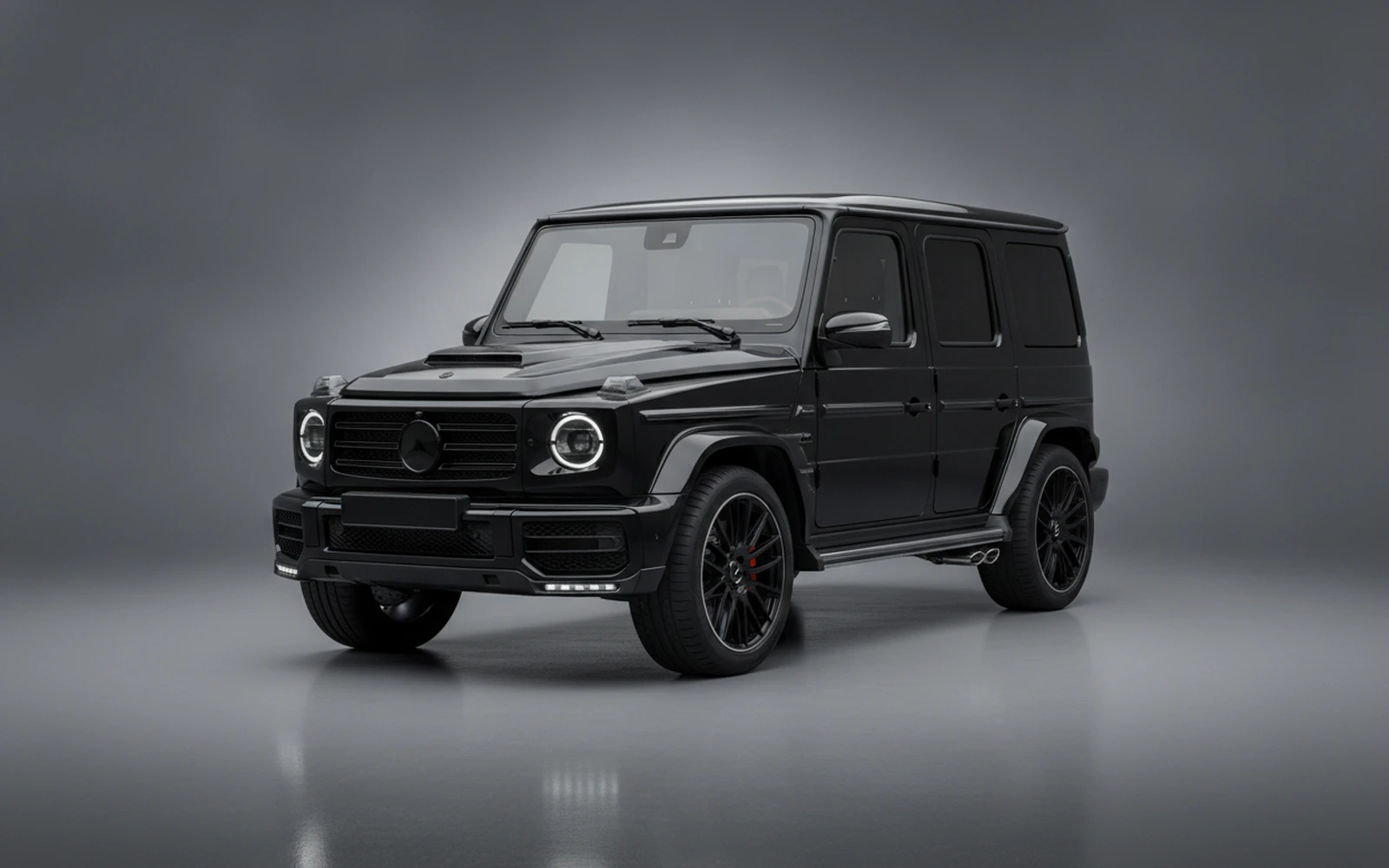 Mercedes-Benz Brabus G800 AMG Black 2020 for rent in Miami — exterior photo