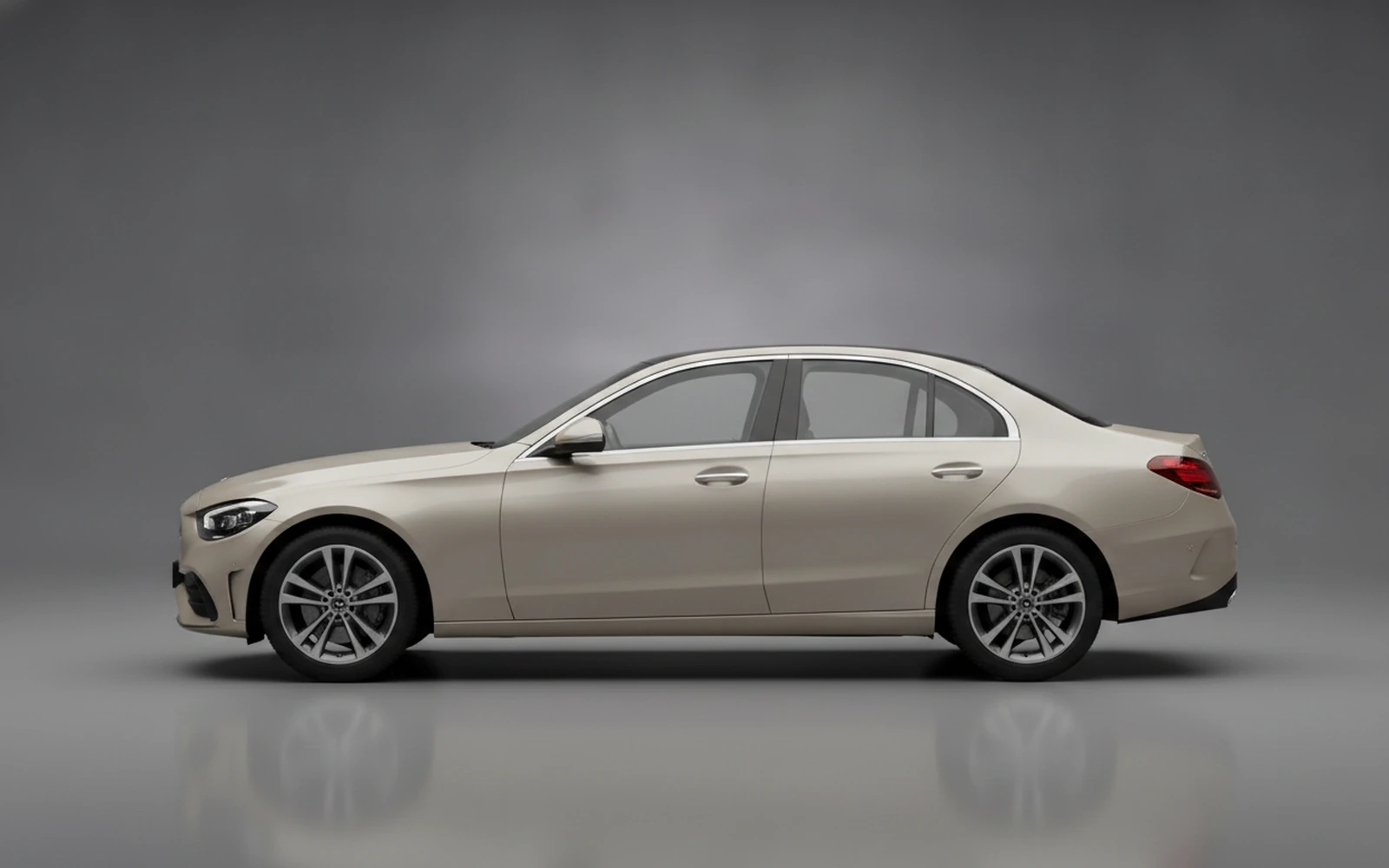 Mercedes-Benz C200 Beige 2022 — exterior rear view