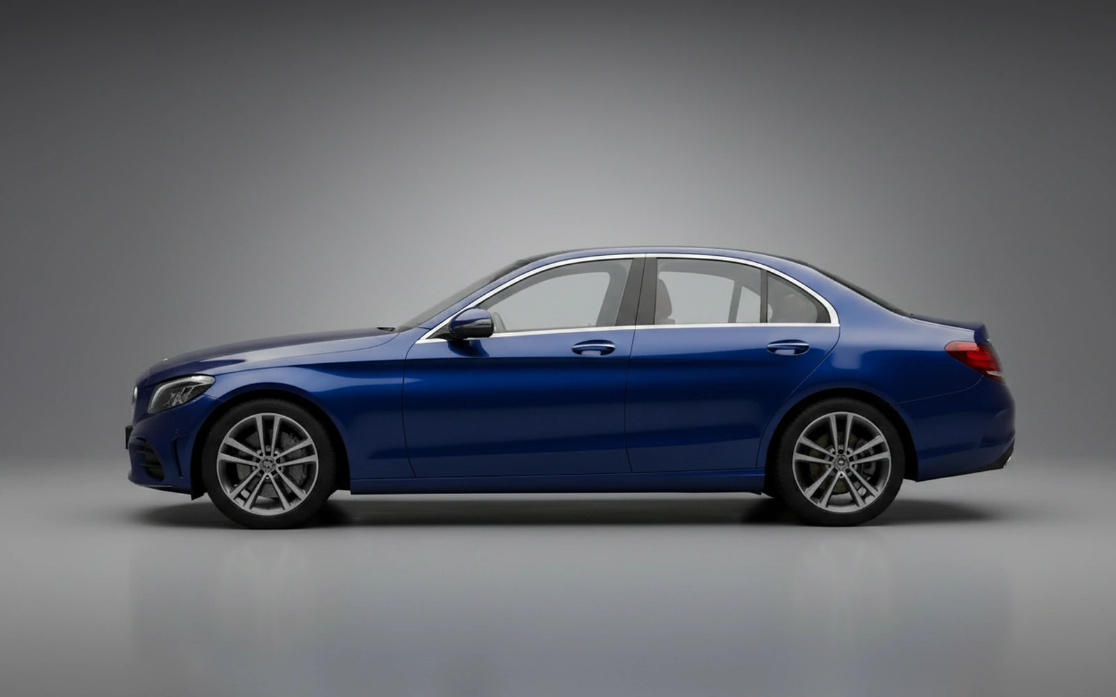 Mercedes-Benz C200 Blue 2024 — exterior rear view