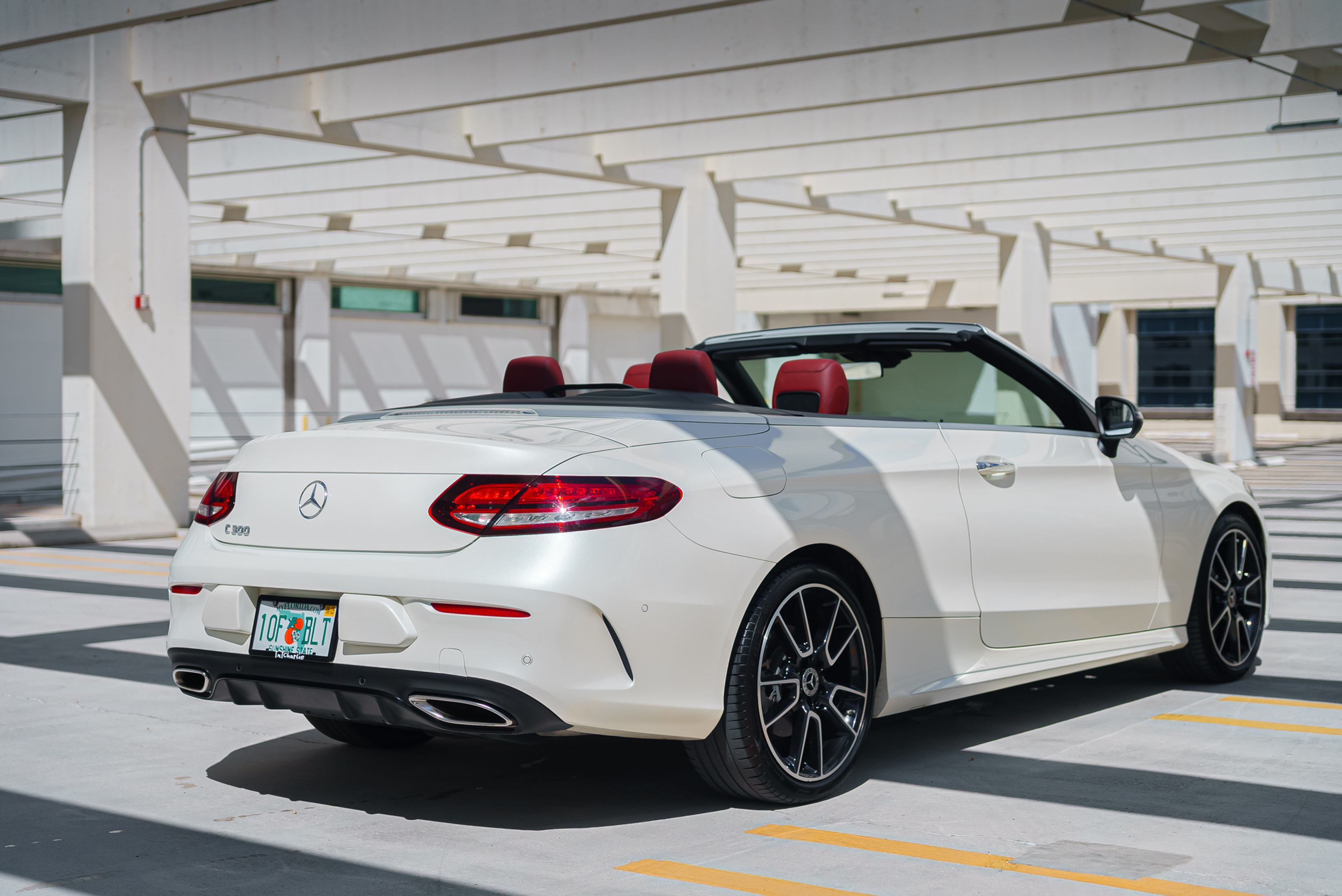 Mercedes-Benz C300 Convertible White — photo 7