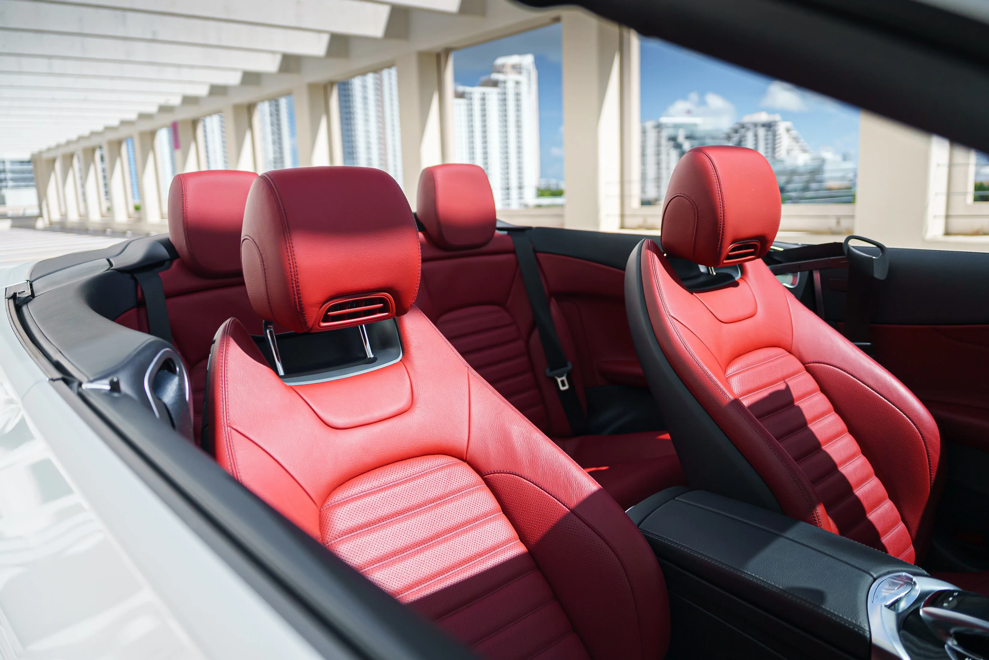 Mercedes-Benz C300 Convertible White — photo 8