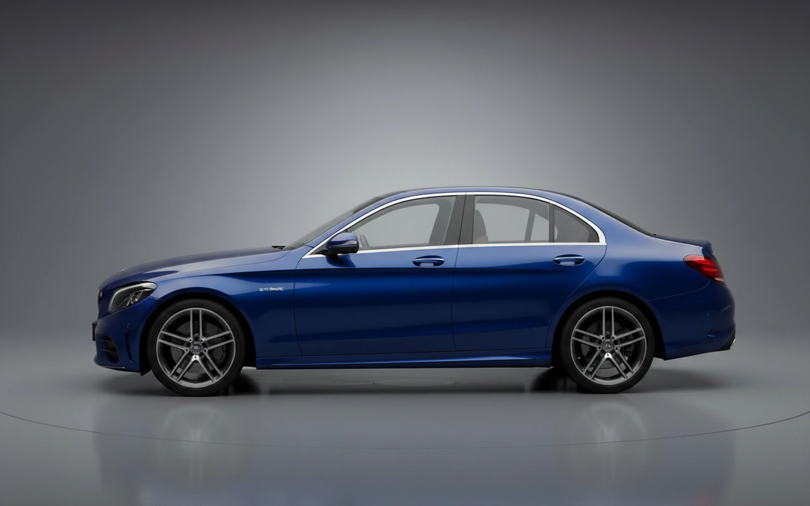 Mercedes-Benz C43 AMG Azul 2022 — exterior rear view