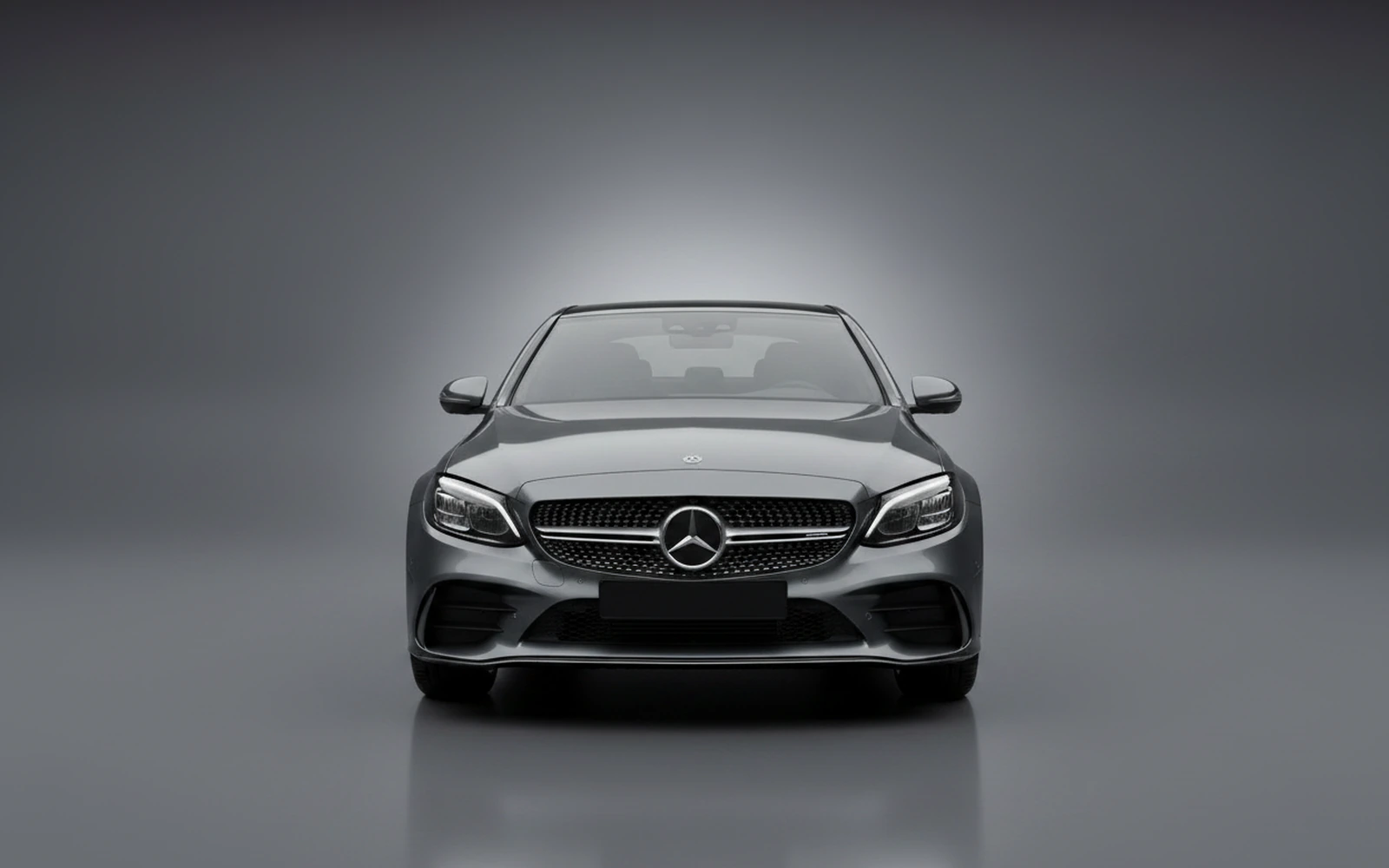 Mercedes-Benz C43 AMG Gris 2022 — exterior side view