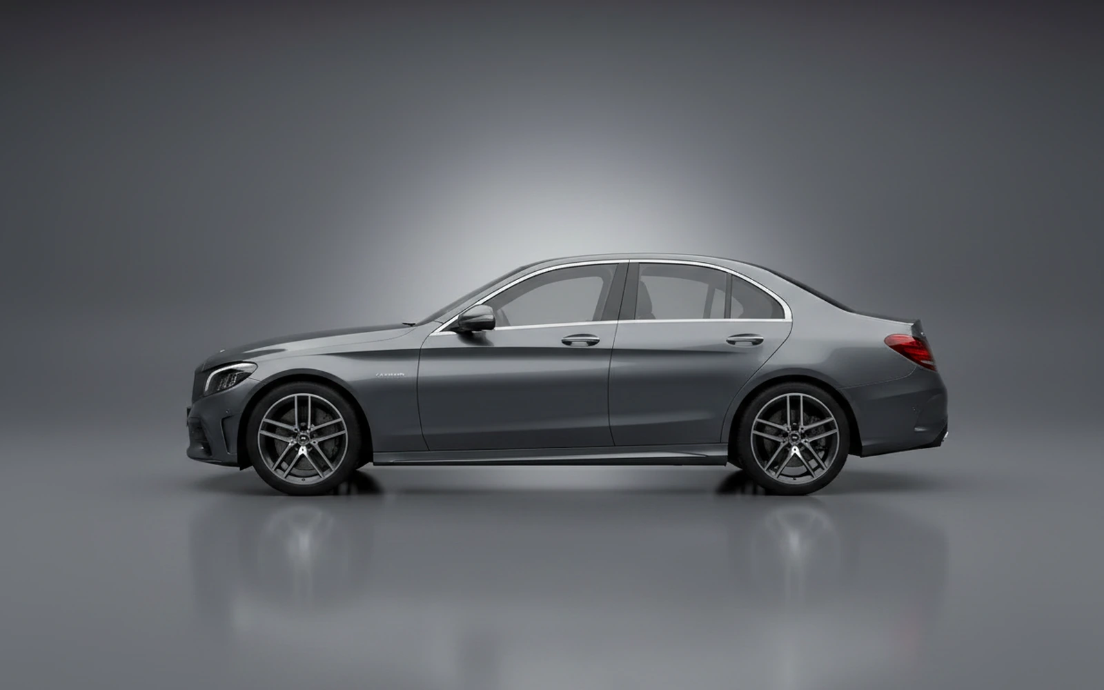 Mercedes-Benz C43 AMG Gris 2022 — exterior rear view